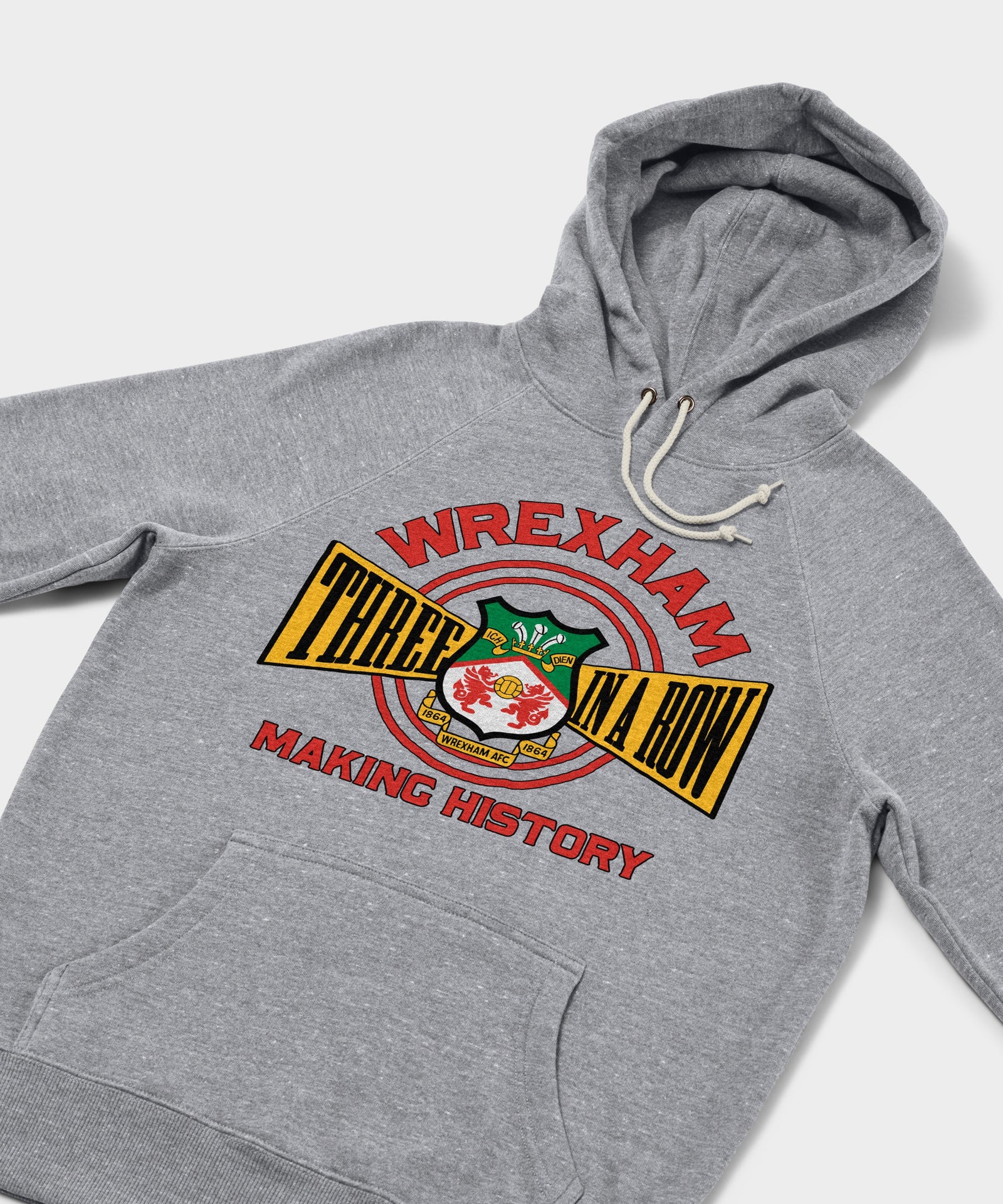 Wrexham Afc Three In A Row Hoodie
