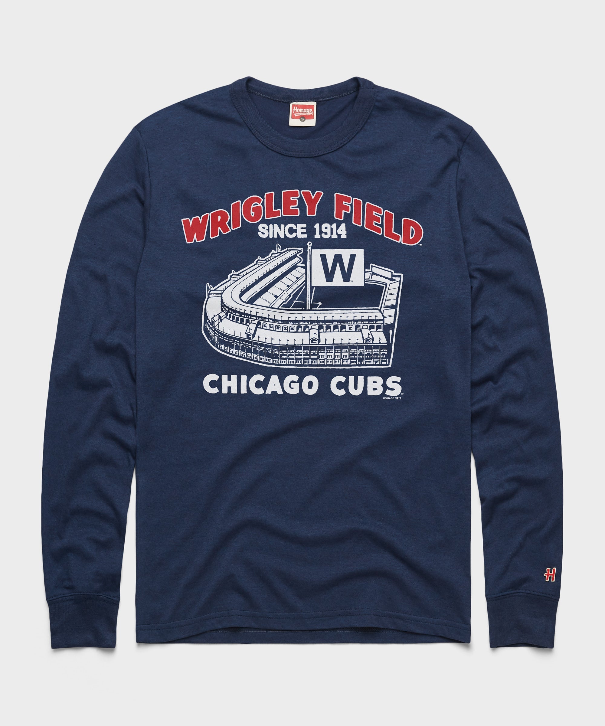 Wrigley Field Chicago Cubs Long Sleeve Tee