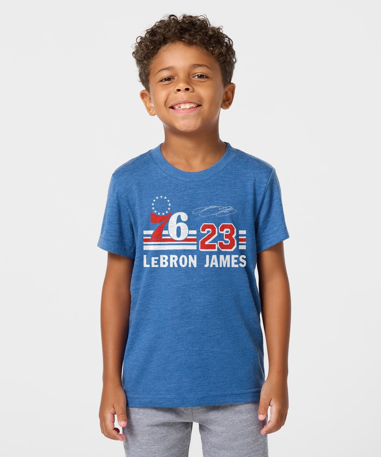 Youth 76ers LeBron James Signature Jersey