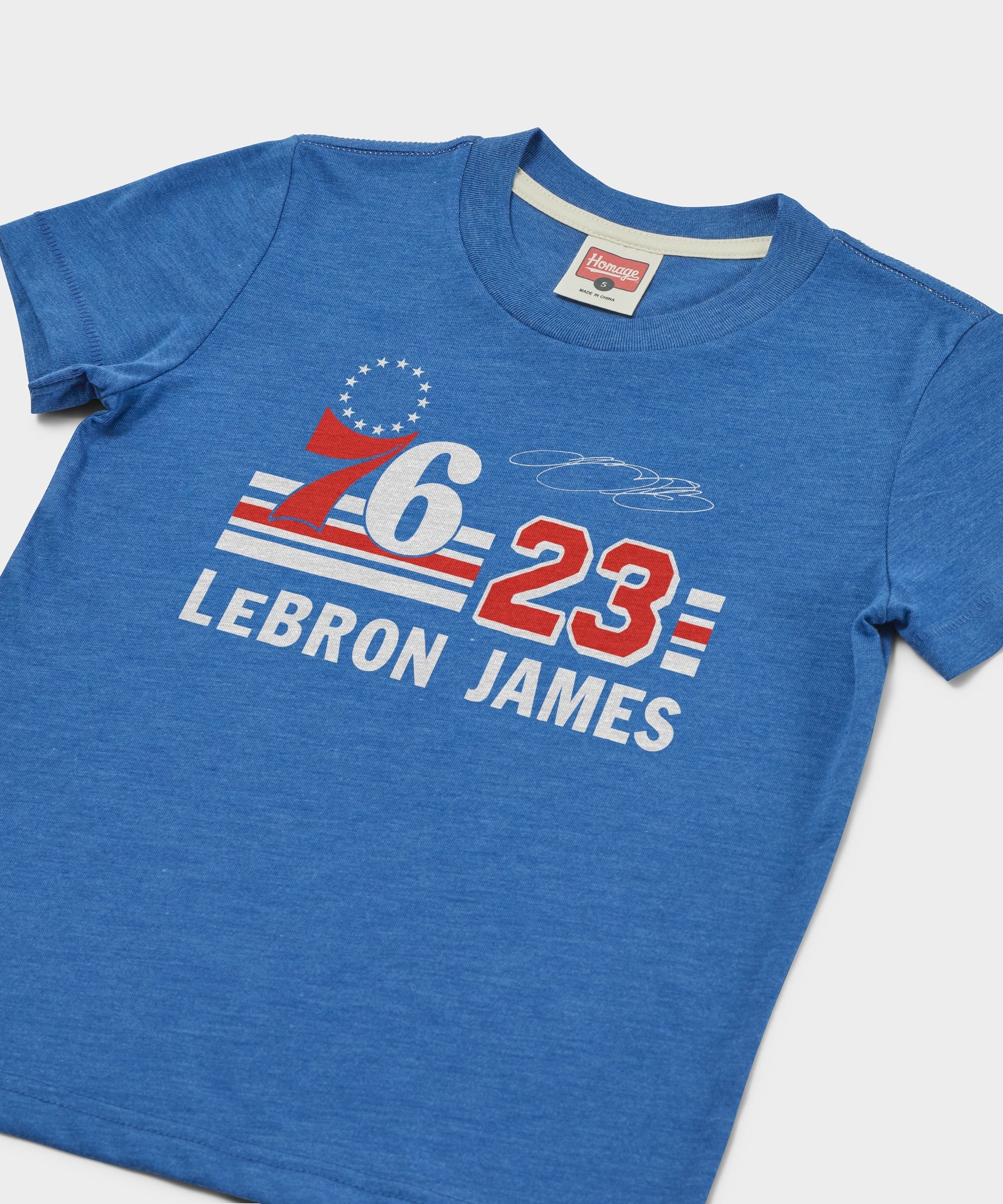 Youth 76ers LeBron James Signature Jersey