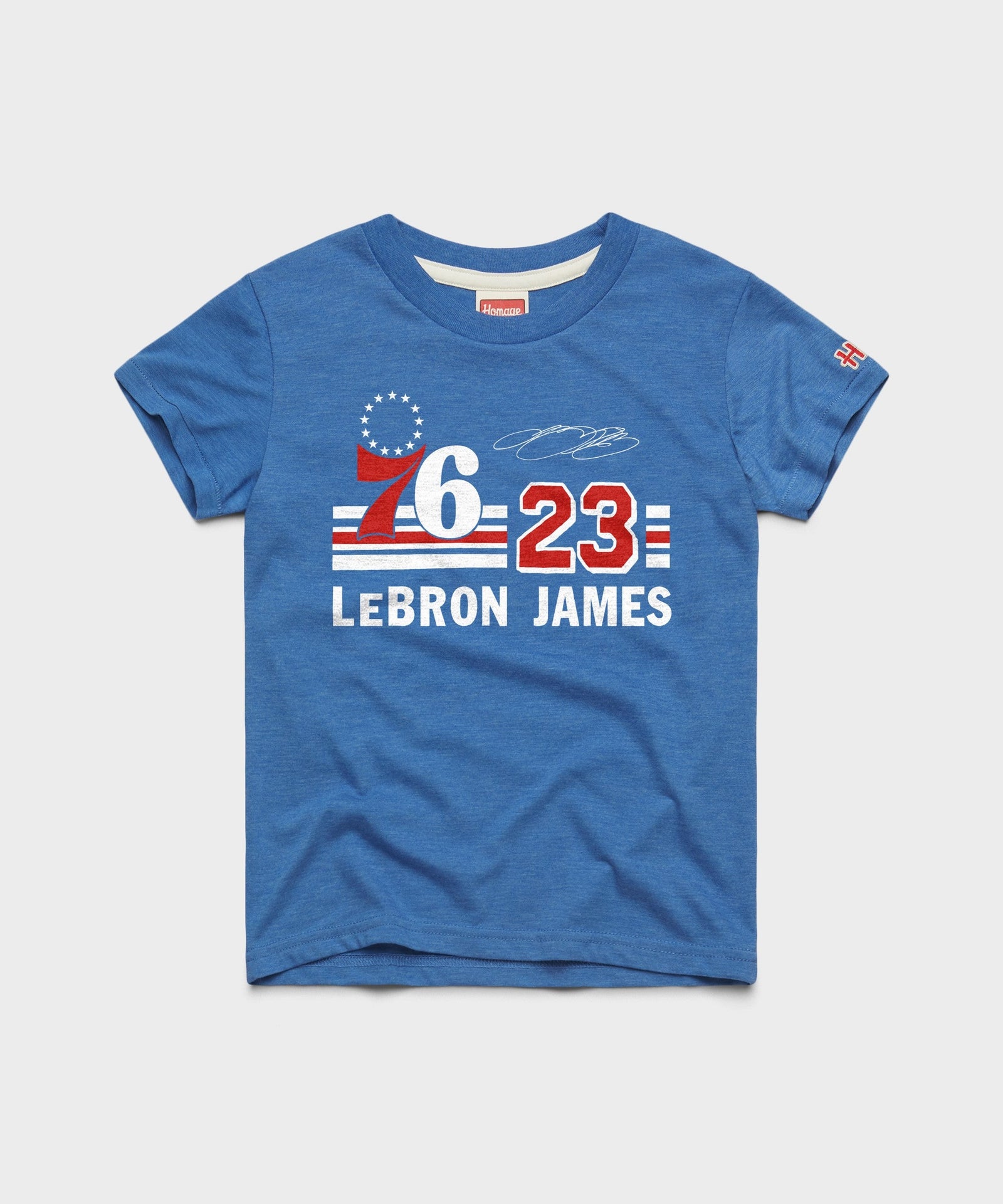 Youth 76ers LeBron James Signature Jersey
