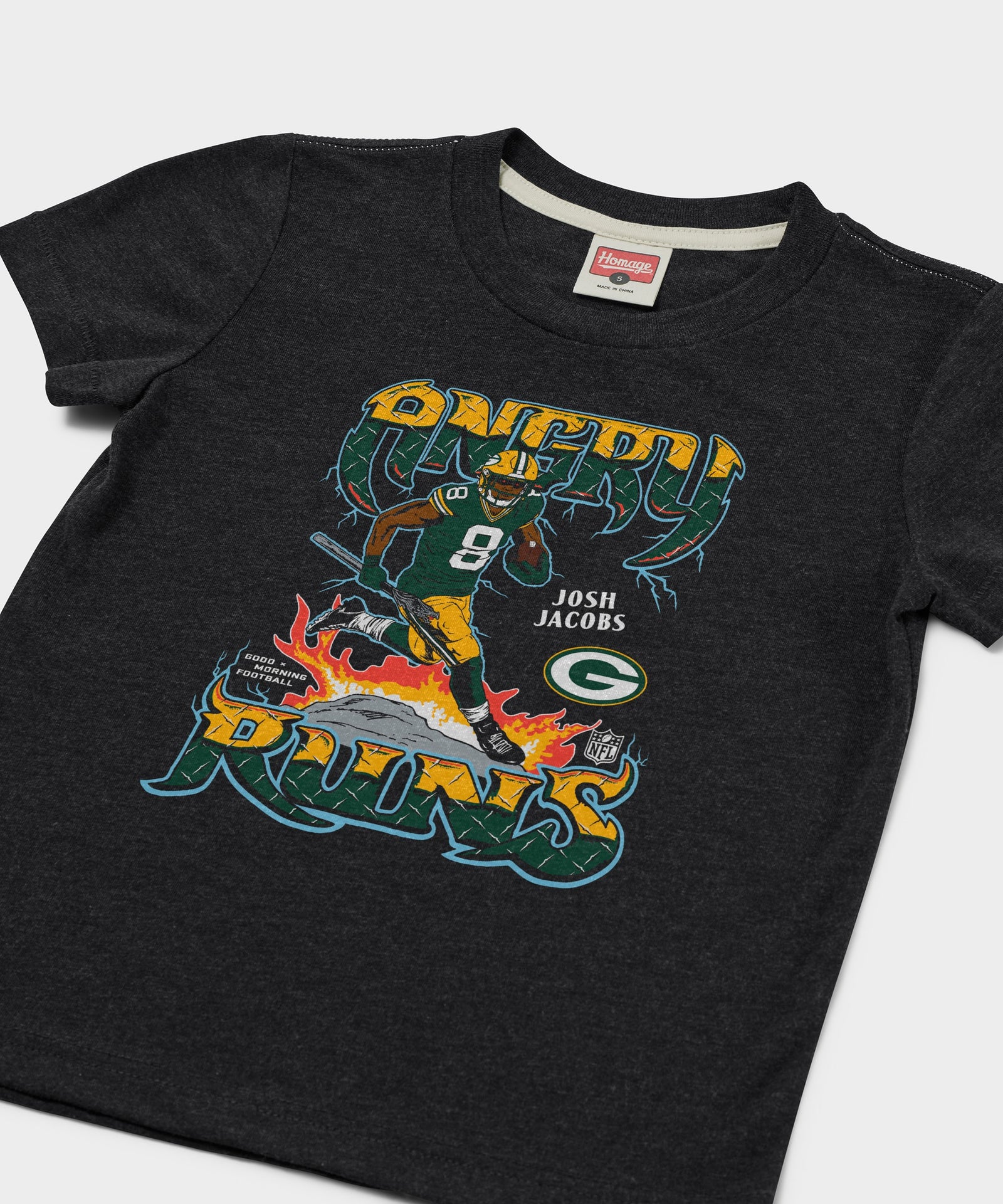 Youth Angry Runs 2024 Packers Josh Jacobs