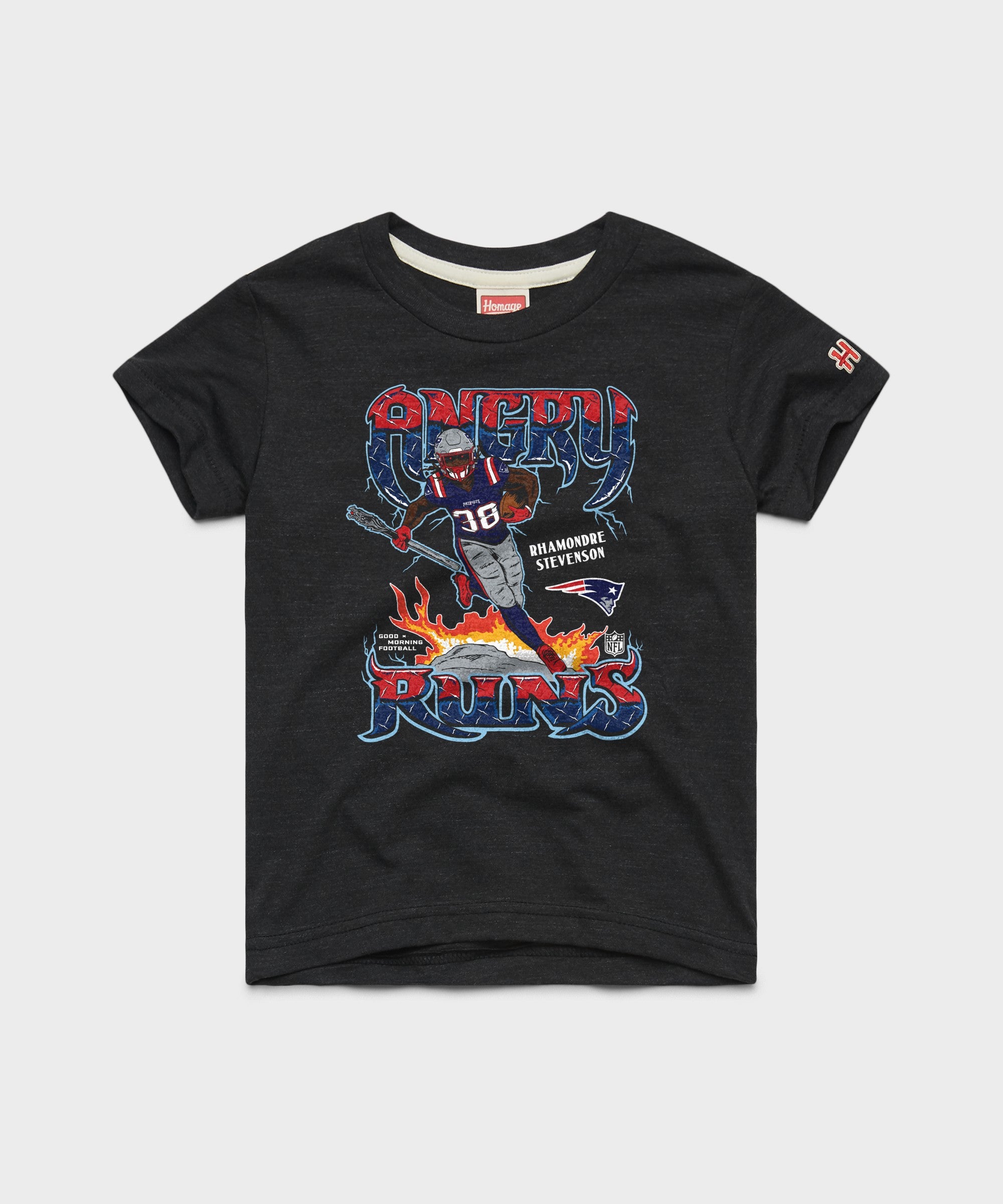 Youth Angry Runs 2024 Patriots Rhamondre Stevenson