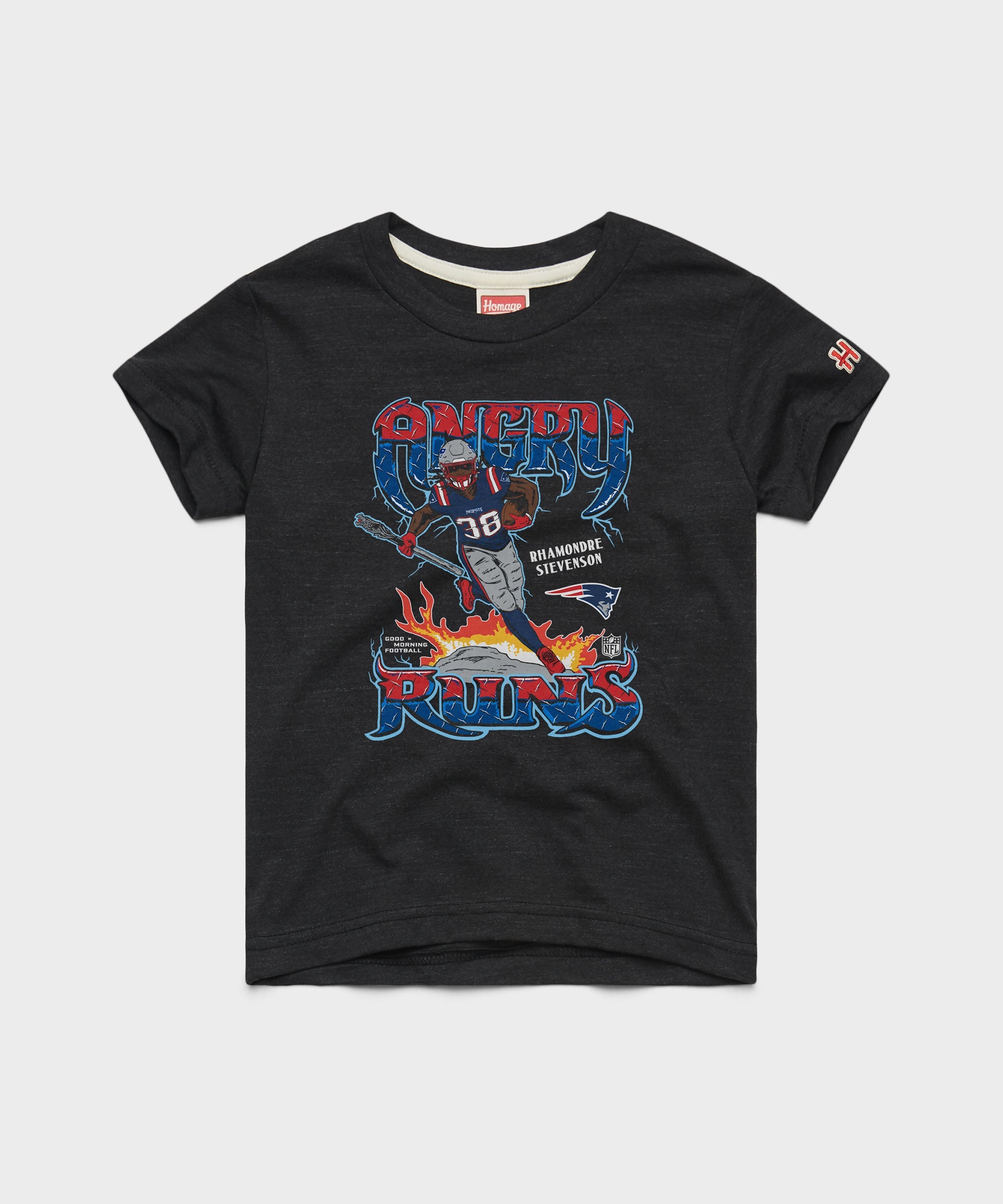 Youth Angry Runs 2024 Patriots Rhamondre Stevenson