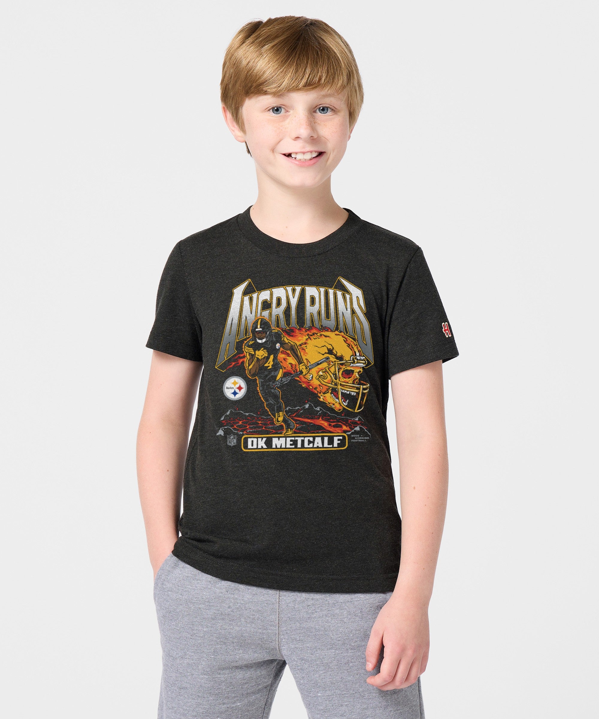 Youth Angry Runs 2025 Steelers Dk Metcalf