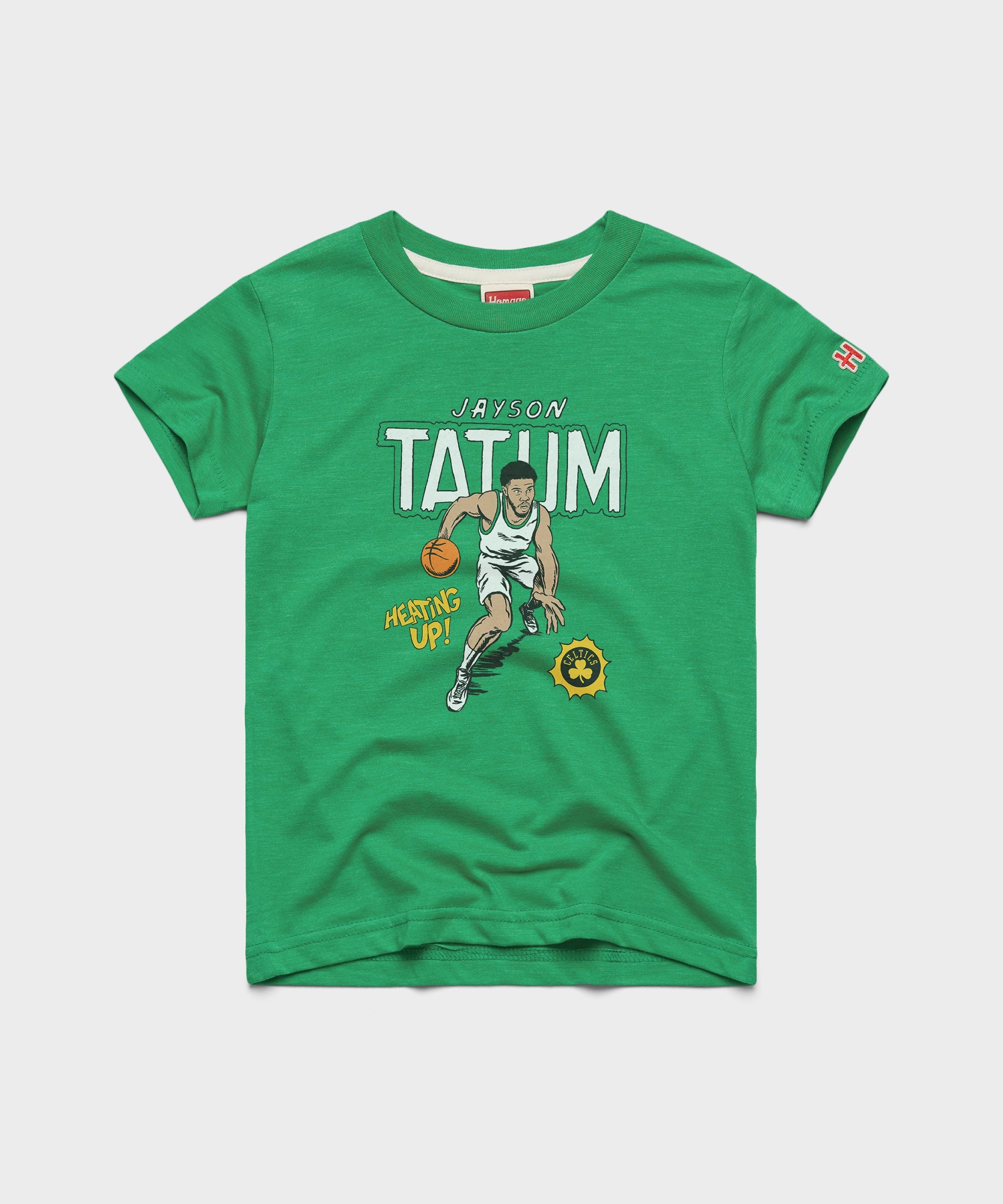 Youth Boston Celtics Comic Book Jayson Tatum Green