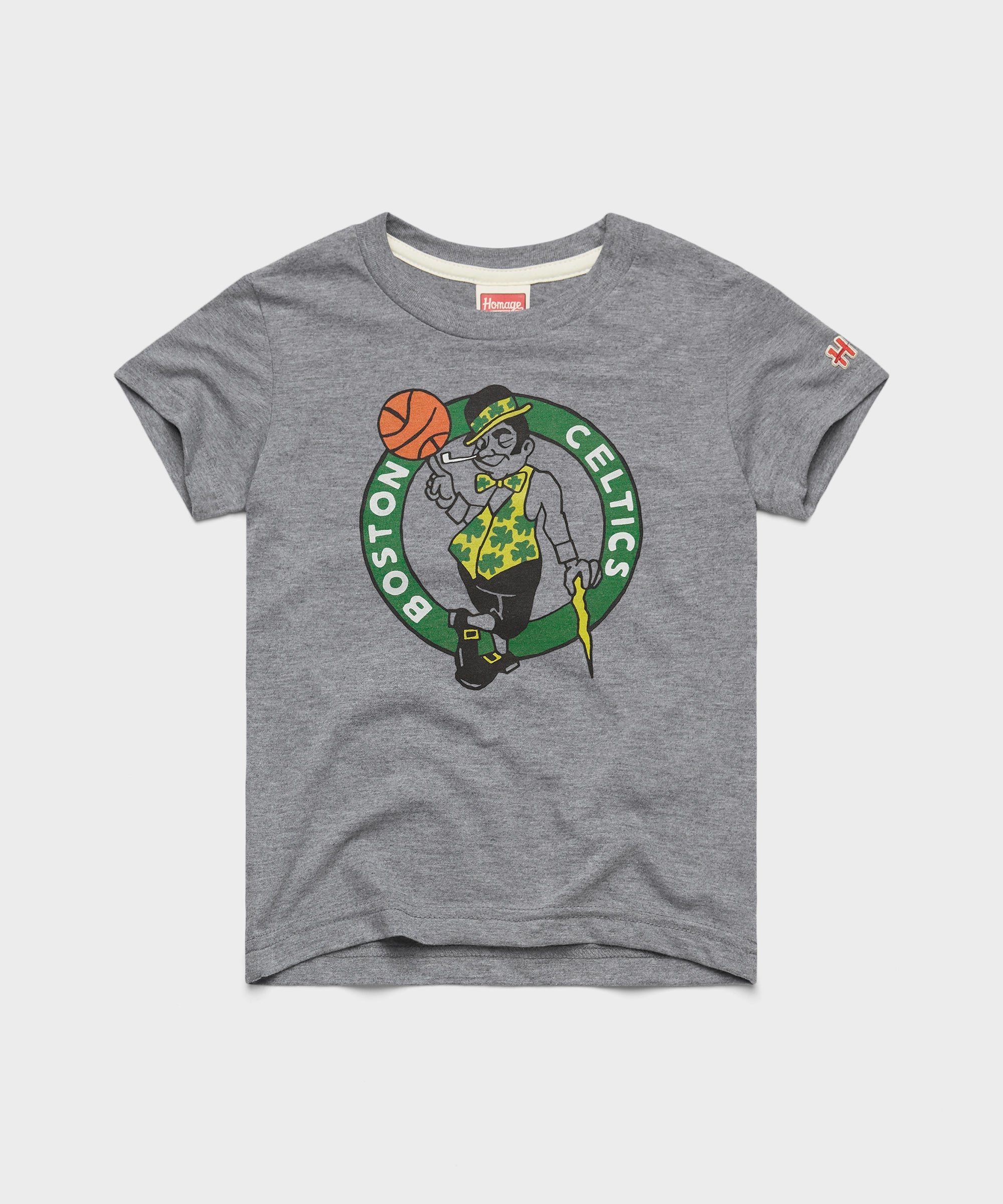 Youth Boston Celtics Logo Grey