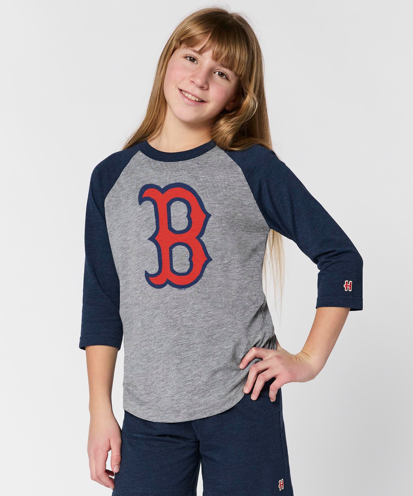 Youth Boston Red Sox Cap Logo '97 Raglan