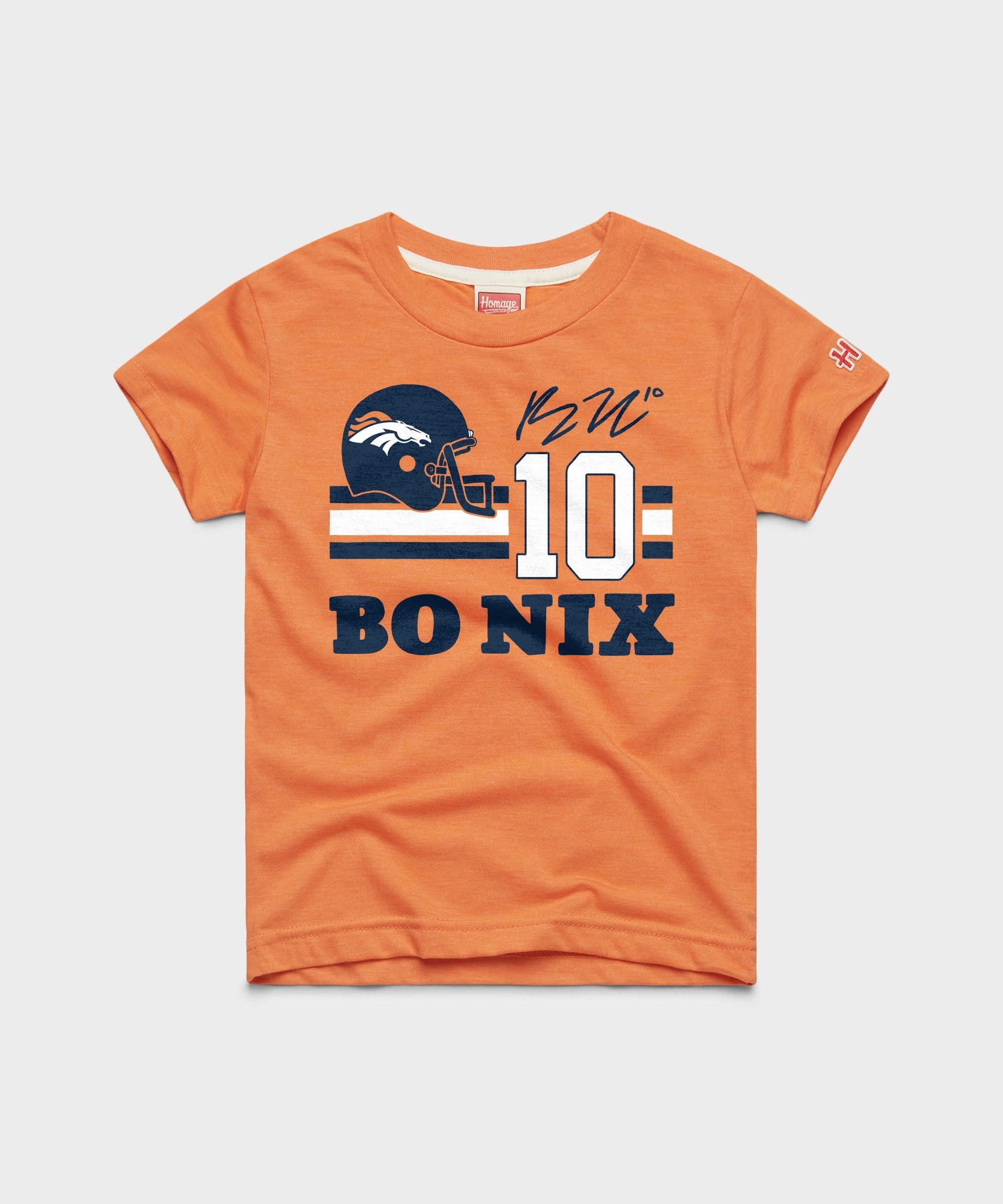 Youth Broncos Bo Nix Signature Jersey