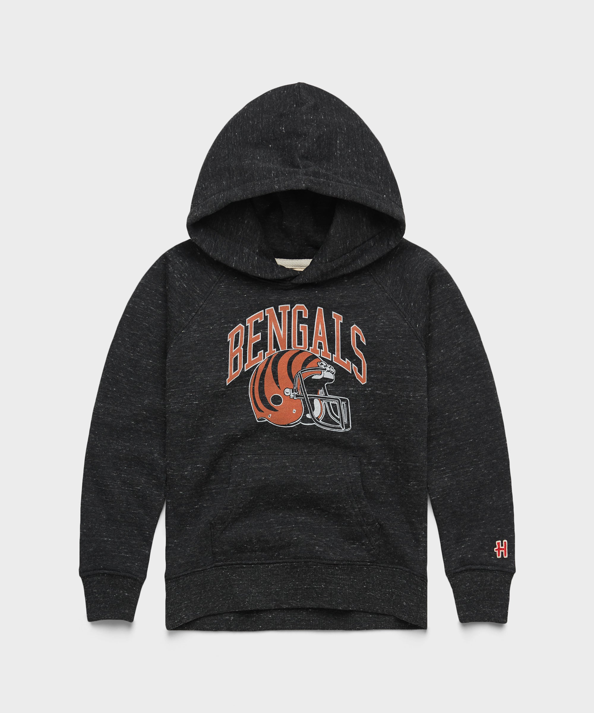 Youth Cincinnati Bengals Helmet Hoodie Charcoal