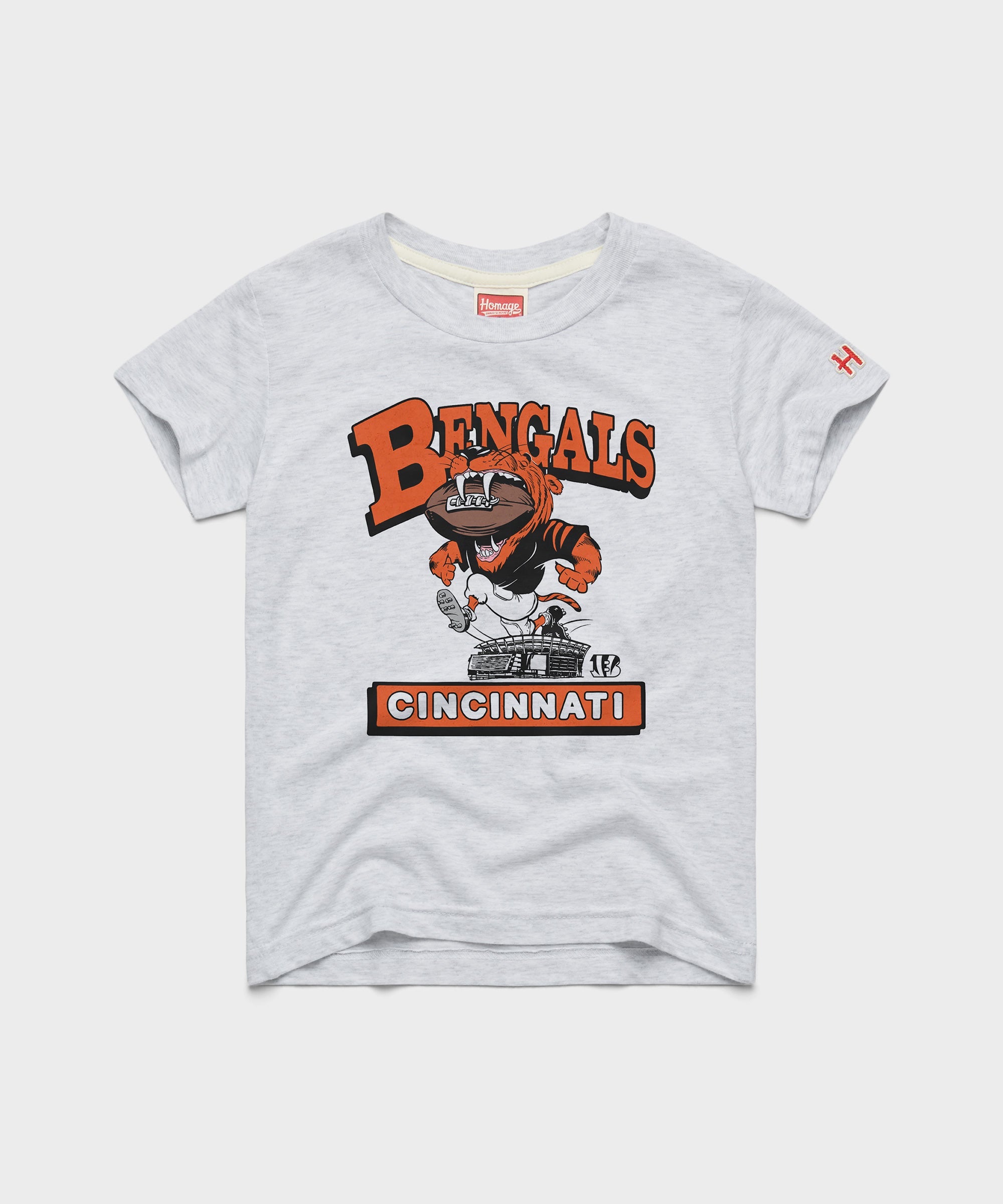 Youth Cincinnati Bengals Mascot Stadium Ash