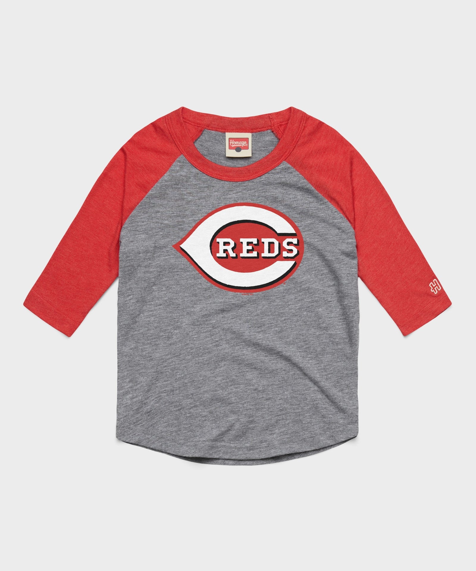 Youth Cincinnati Reds Jersey Logo '13 Raglan