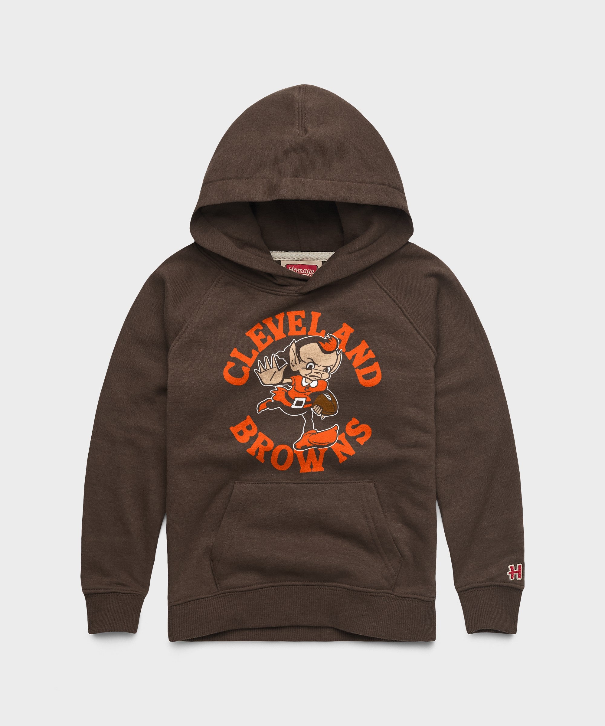 Youth Cleveland Browns Brownie Stiff Arm Hoodie