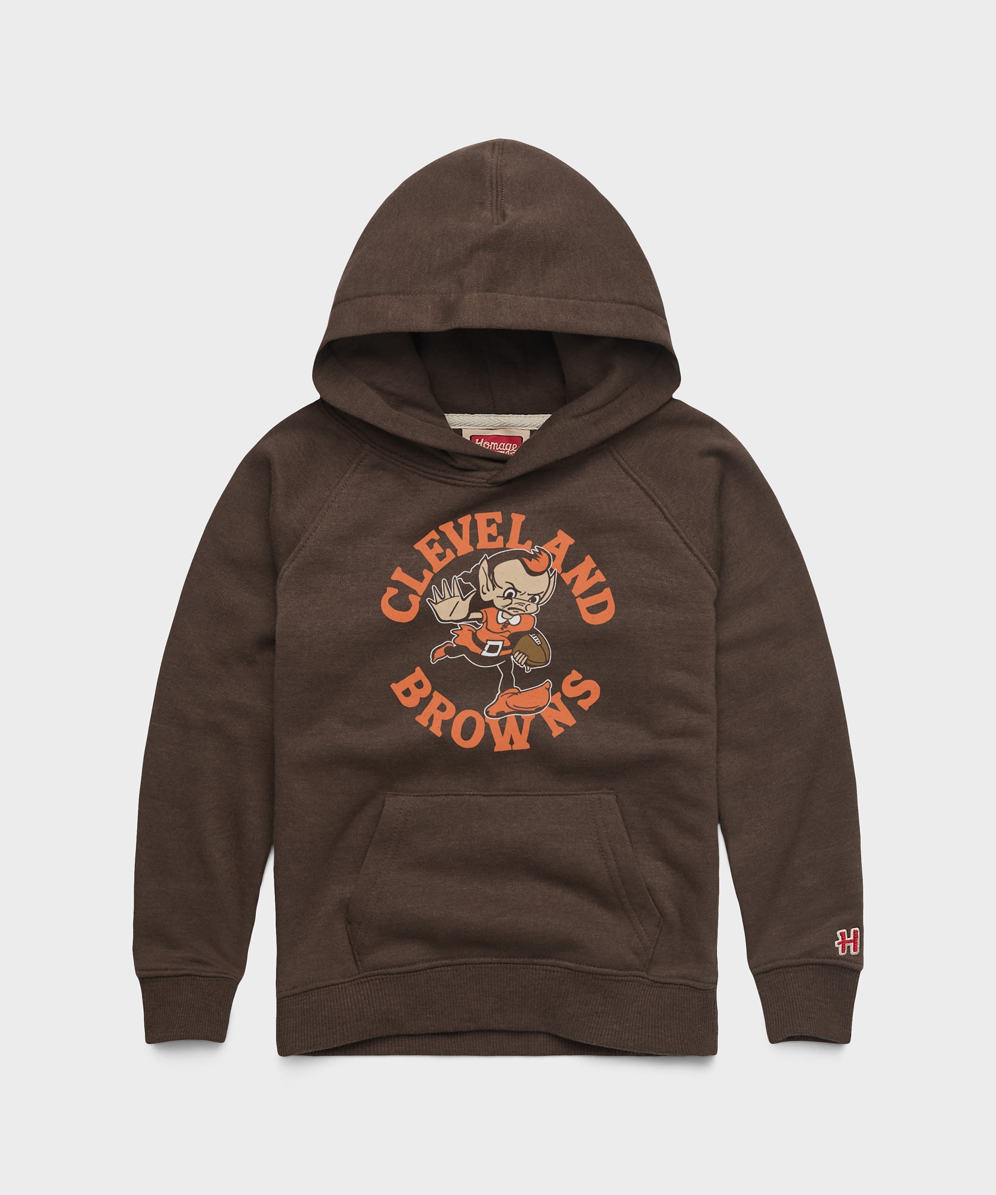 Youth Cleveland Browns Brownie Stiff Arm Hoodie