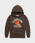 Youth Cleveland Browns Throwback Helmet Hoodie