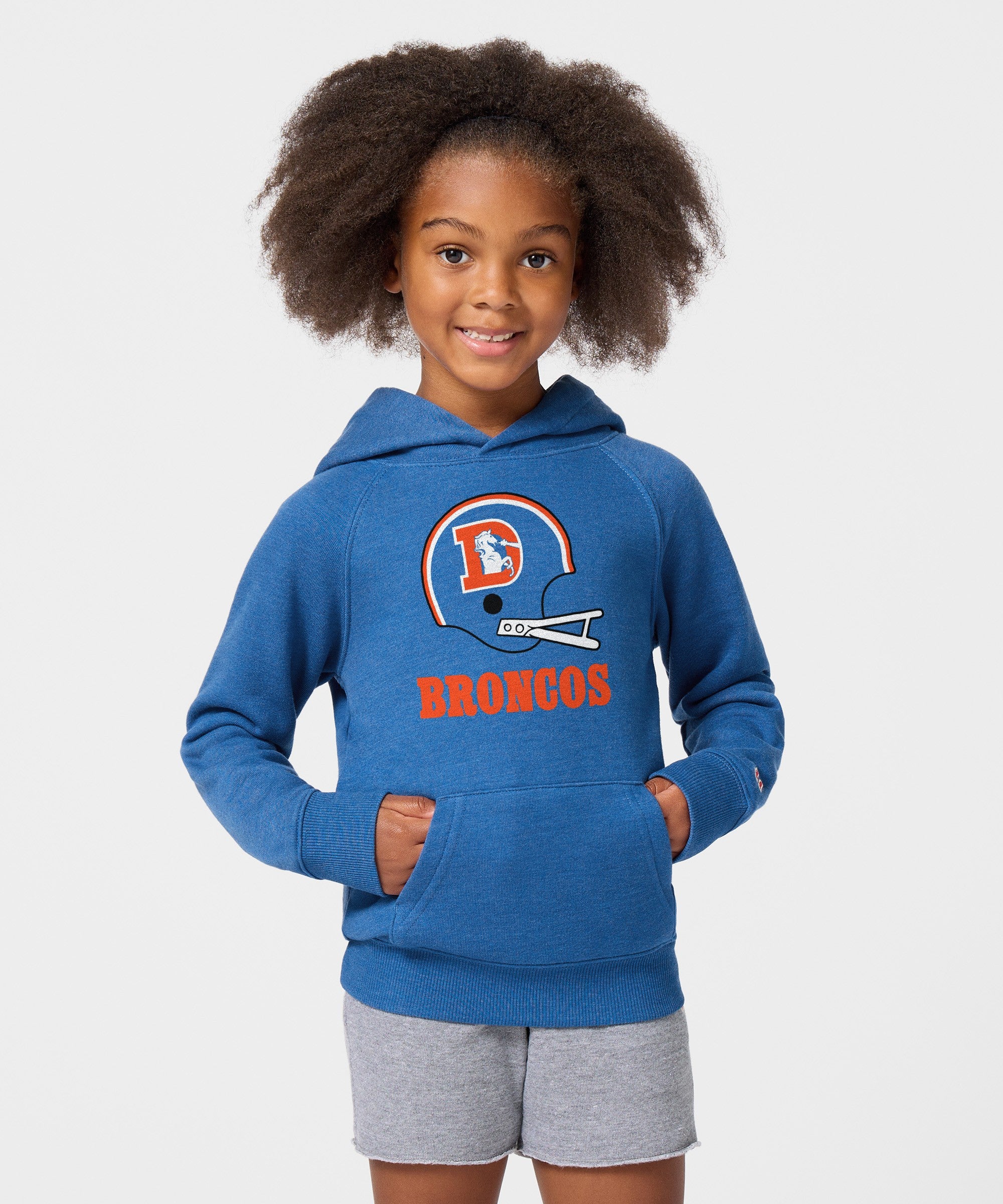 Youth Denver Broncos Big Helmet Hoodie