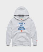 Youth Denver Broncos Just A Kid From Denver Hoodie