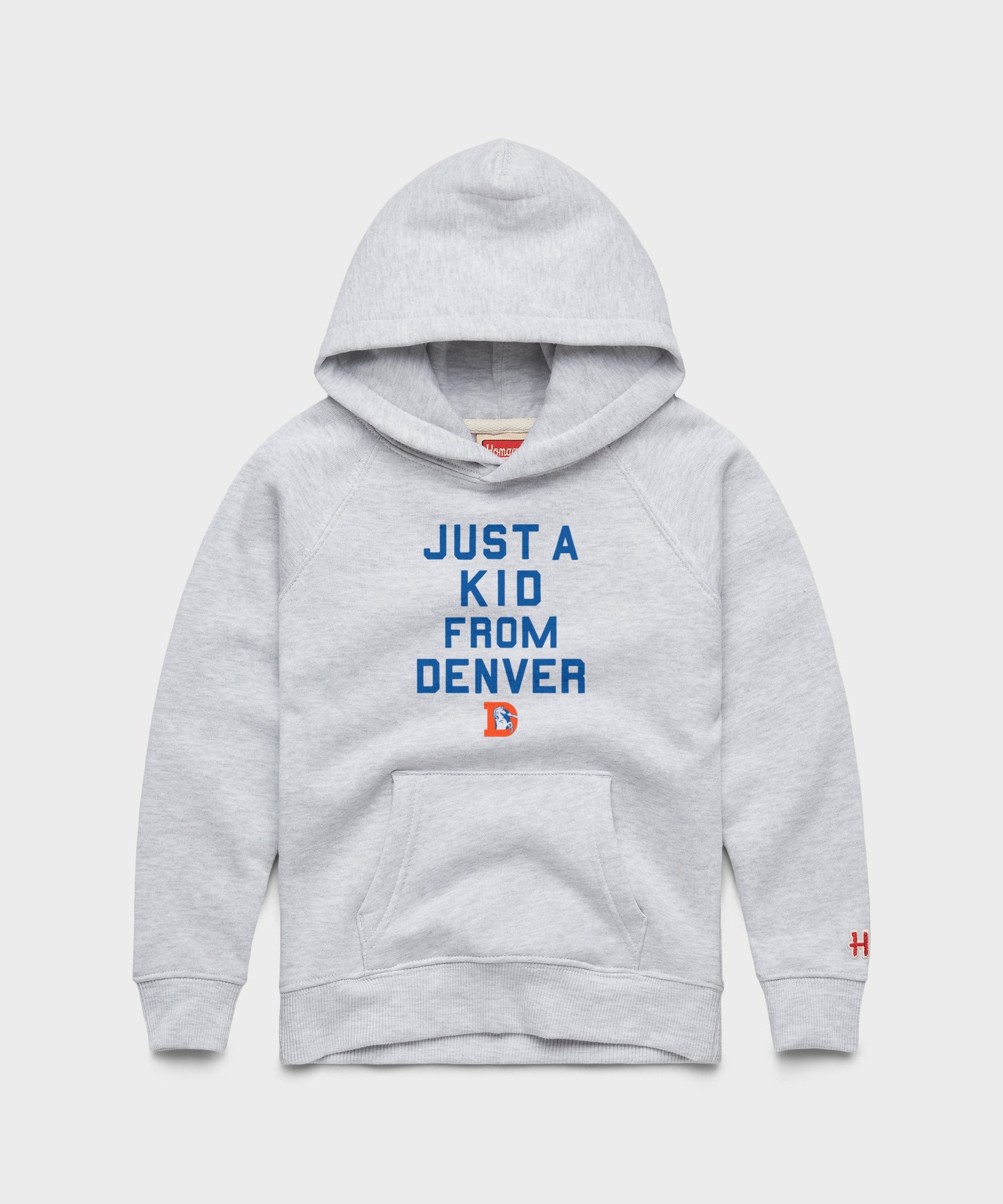 Youth Denver Broncos Just A Kid From Denver Hoodie