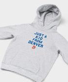 Youth Denver Broncos Just A Kid From Denver Hoodie