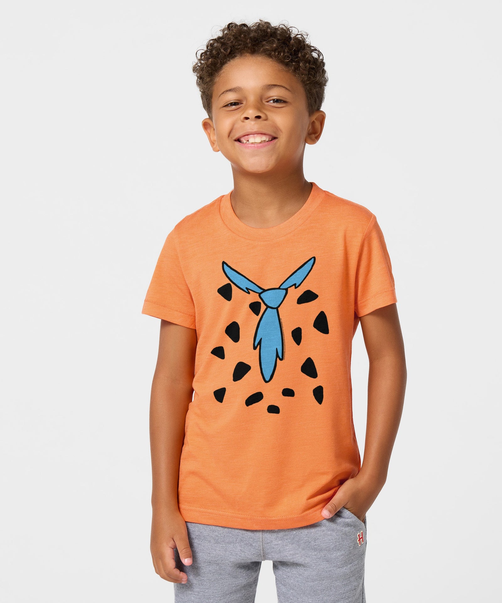 Youth Fred Flintstone Shirt And Tie