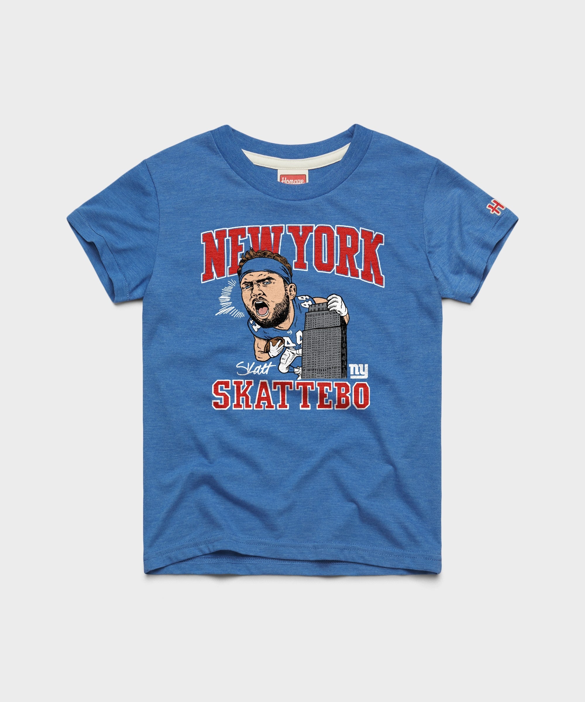 Youth Giants Cam Skattebo Signature Royal Blue