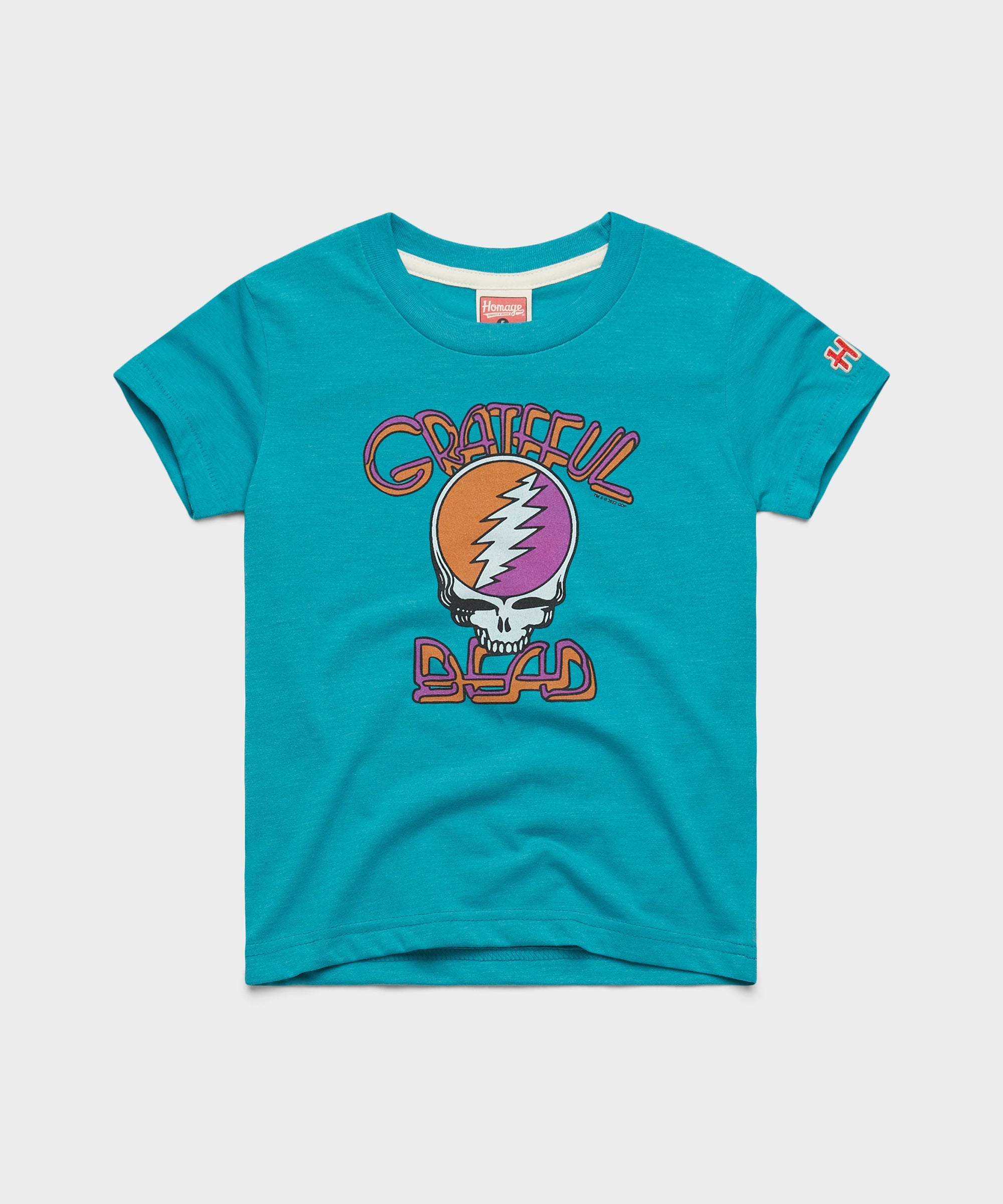 Youth Grateful Dead Steal Your Face Teal