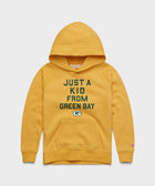 Youth Green Bay Packers Just A Kid From Green Bay Hoodie