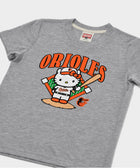 Youth Hello Kitty x Baltimore Orioles Batter