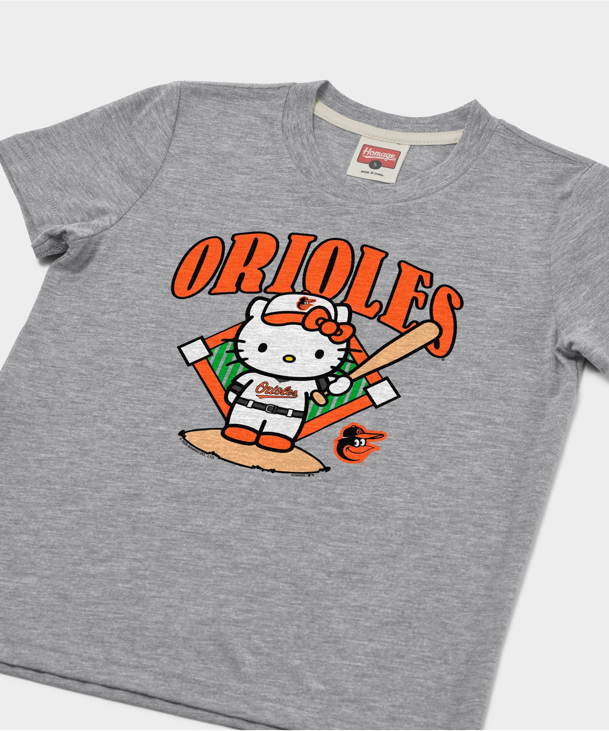 Youth Hello Kitty x Baltimore Orioles Batter