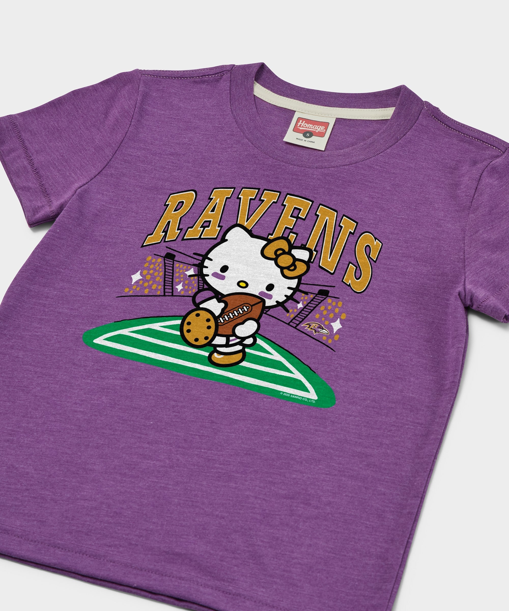 Youth Hello Kitty x Baltimore Ravens Rush