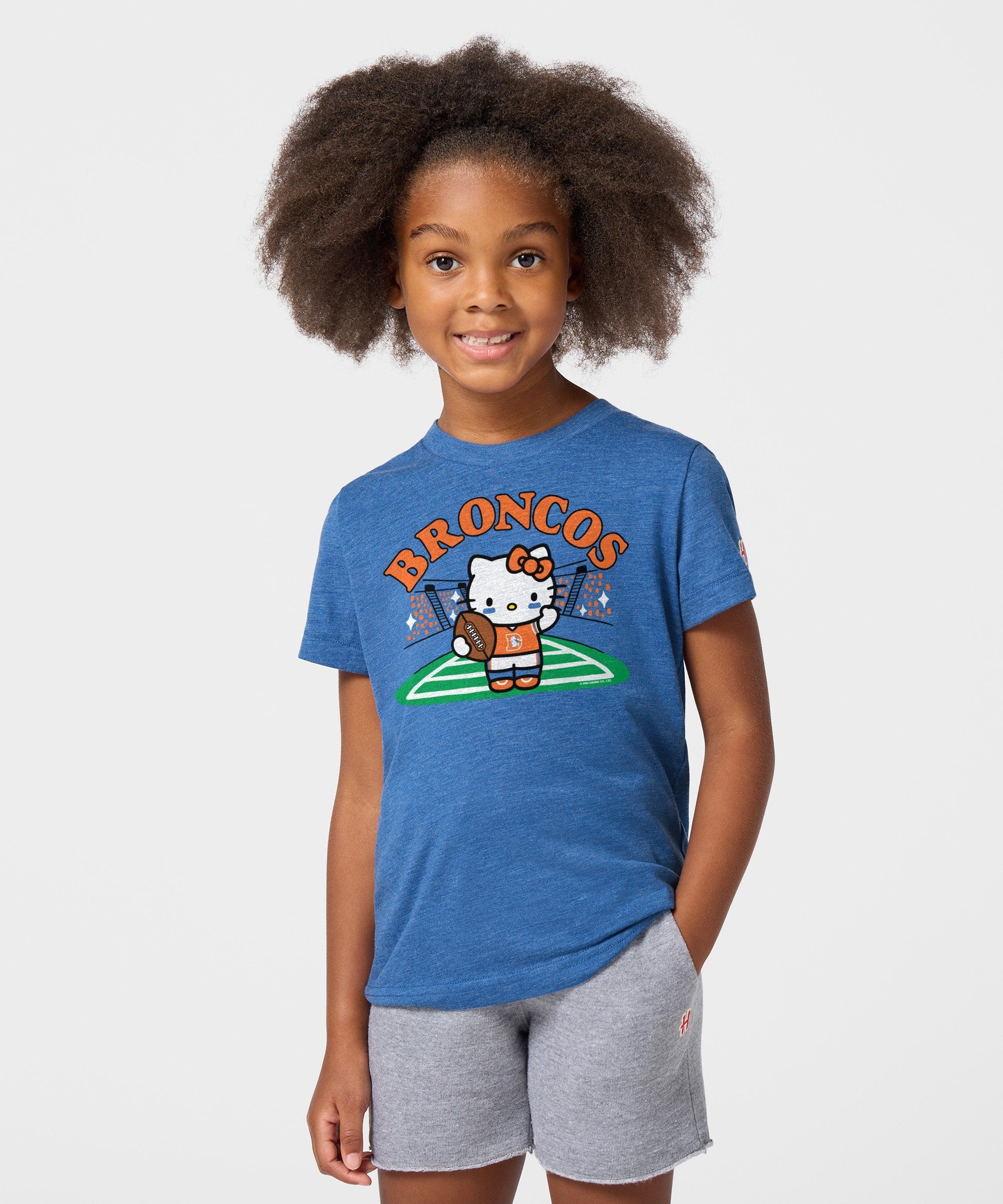 Youth Hello Kitty x Denver Broncos Retro Football