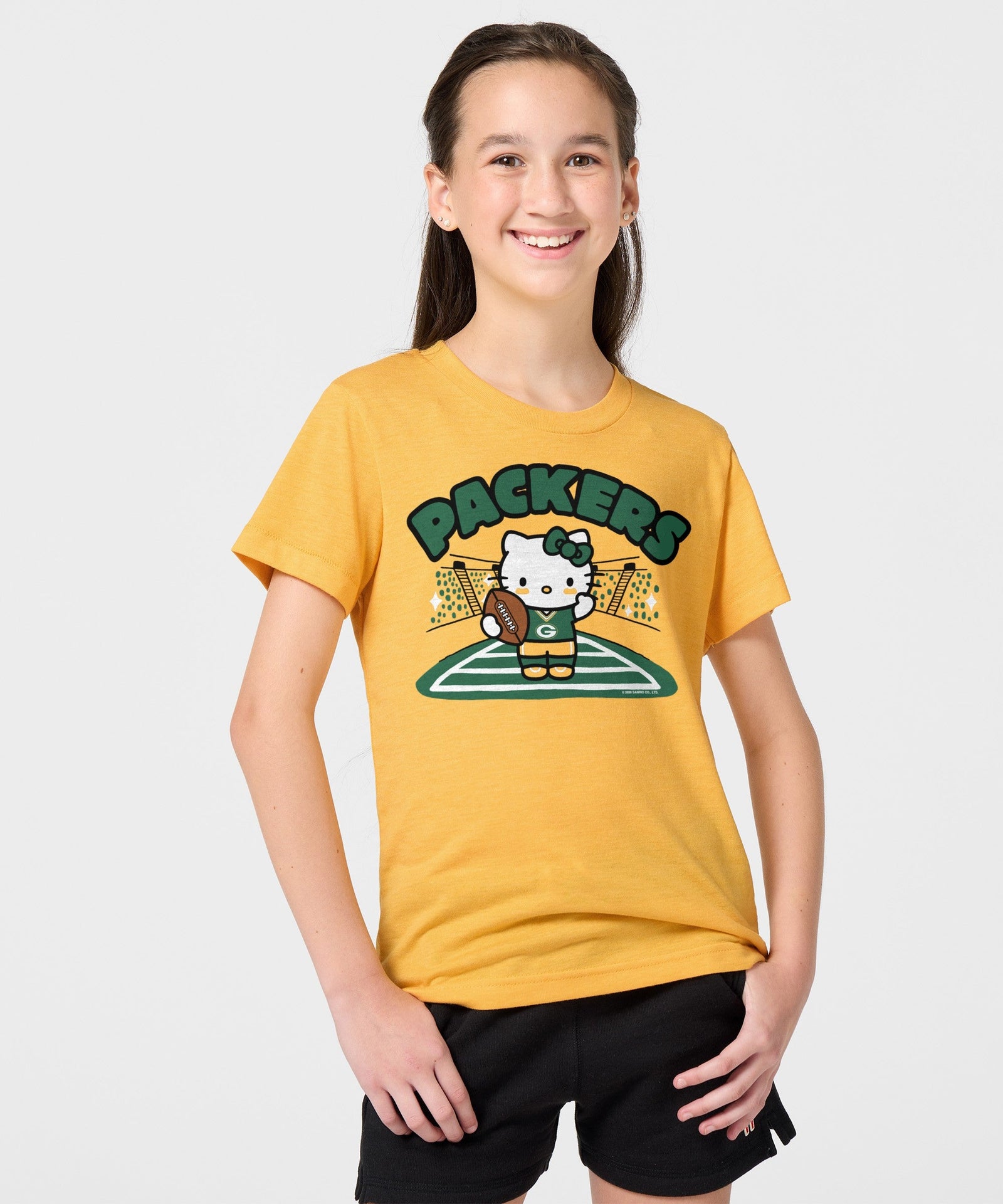 Youth Hello Kitty x Green Bay Packers Football