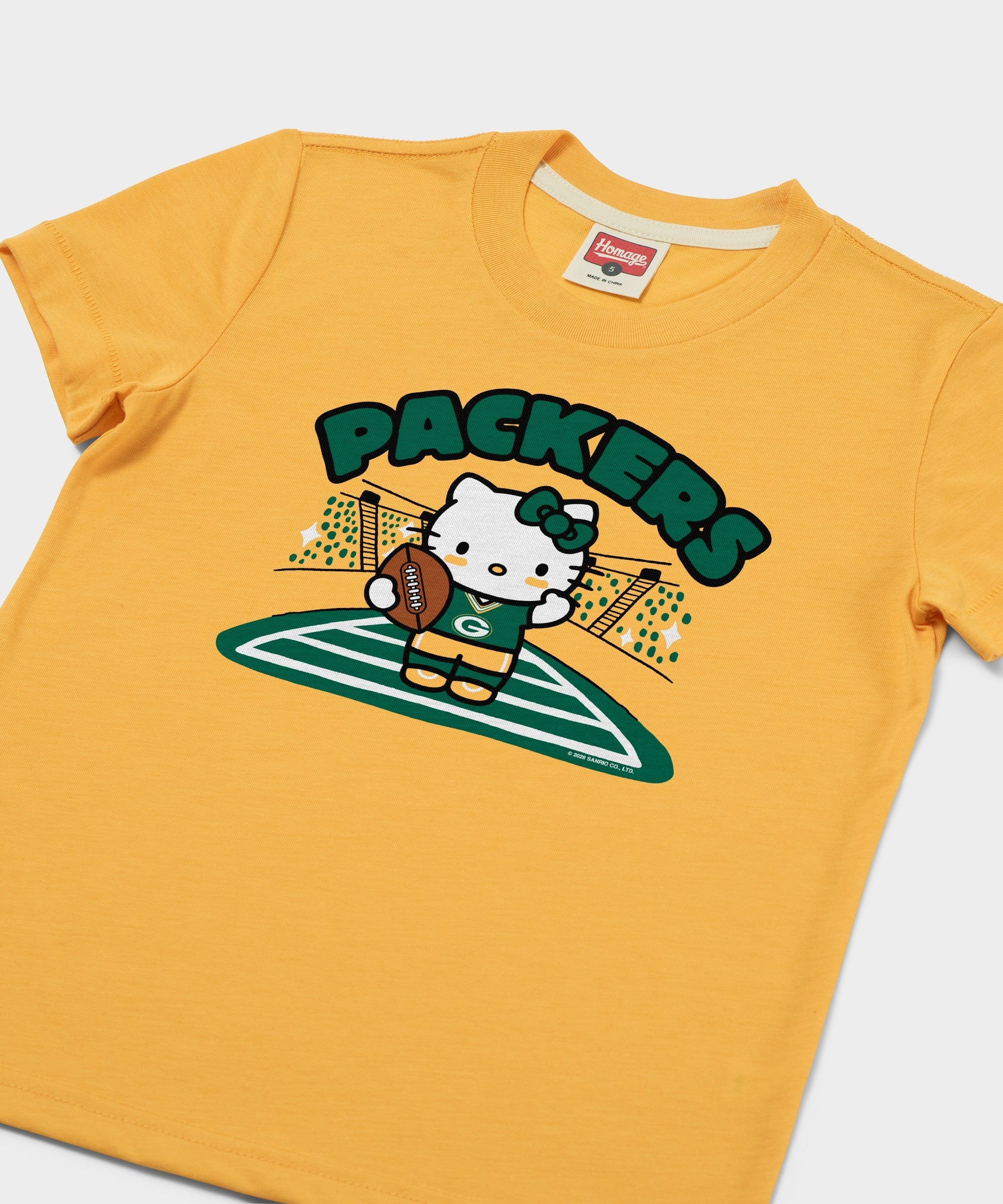 Youth Hello Kitty x Green Bay Packers Football