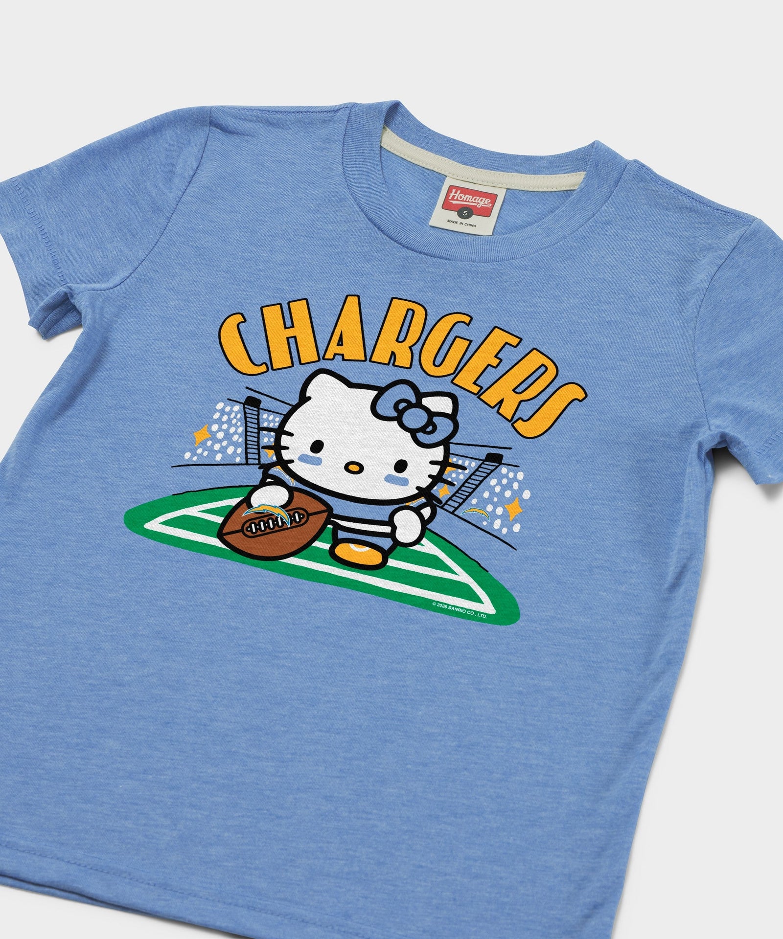 Youth Hello Kitty x Los Angeles Chargers Snap