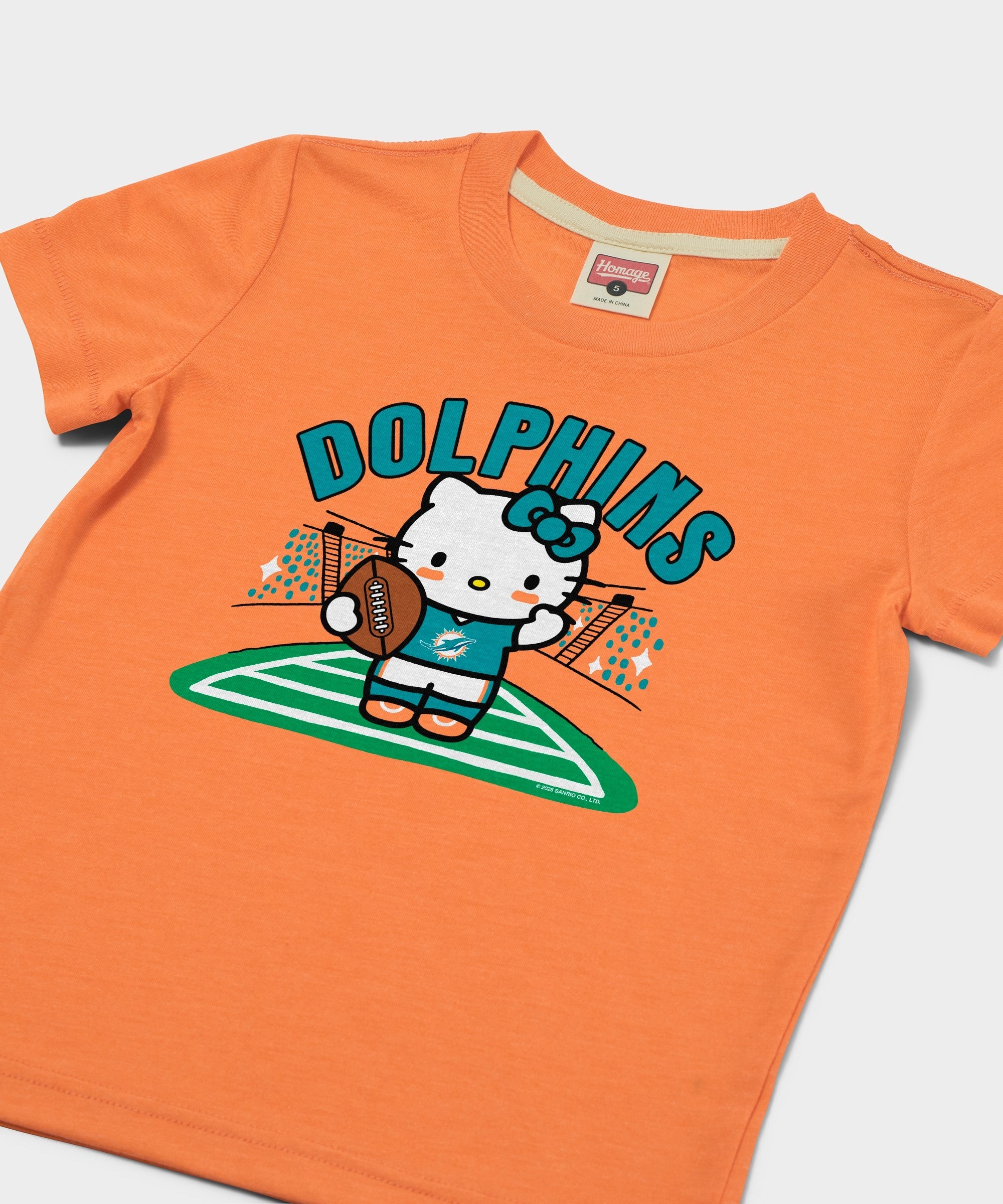 Youth Hello Kitty x Miami Dolphins Football