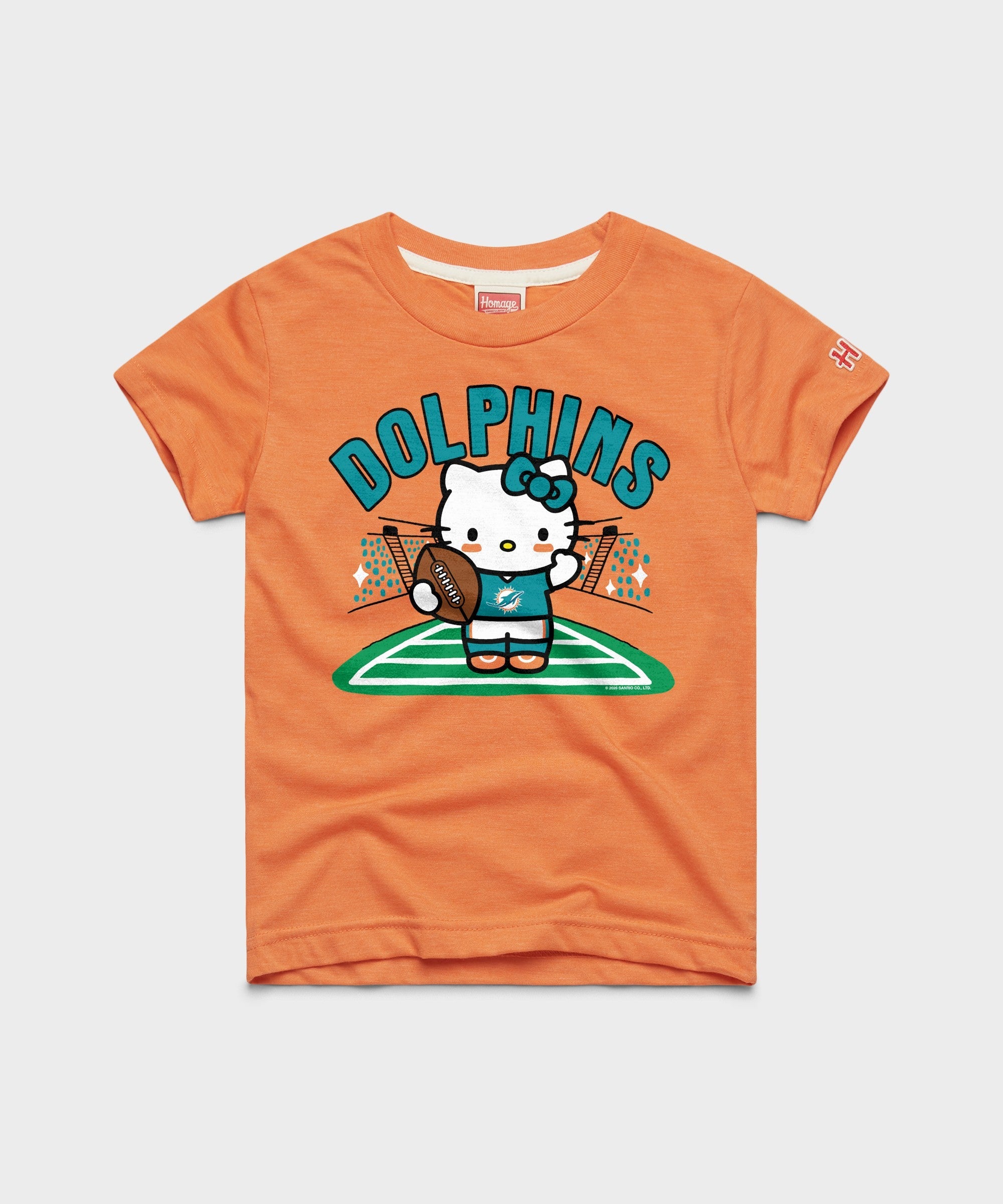 Youth Hello Kitty x Miami Dolphins Football