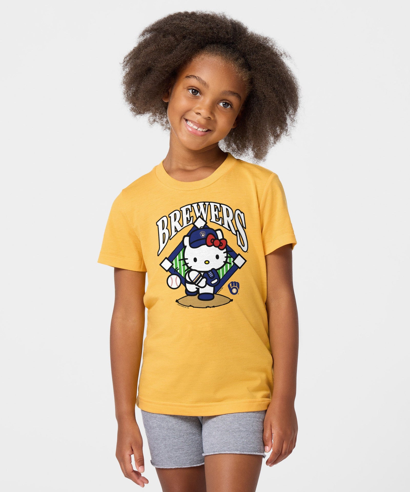 Youth Hello Kitty x Milwaukee Brewers Pitch
