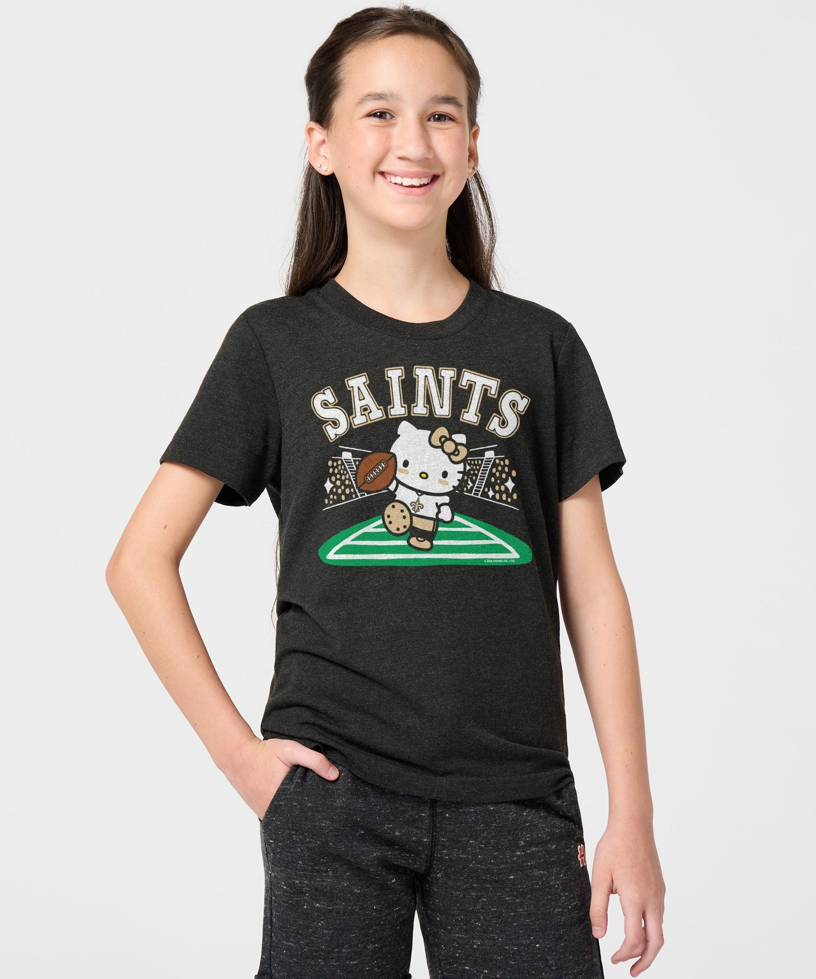 Youth Hello Kitty x New Orleans Saints Touchdown