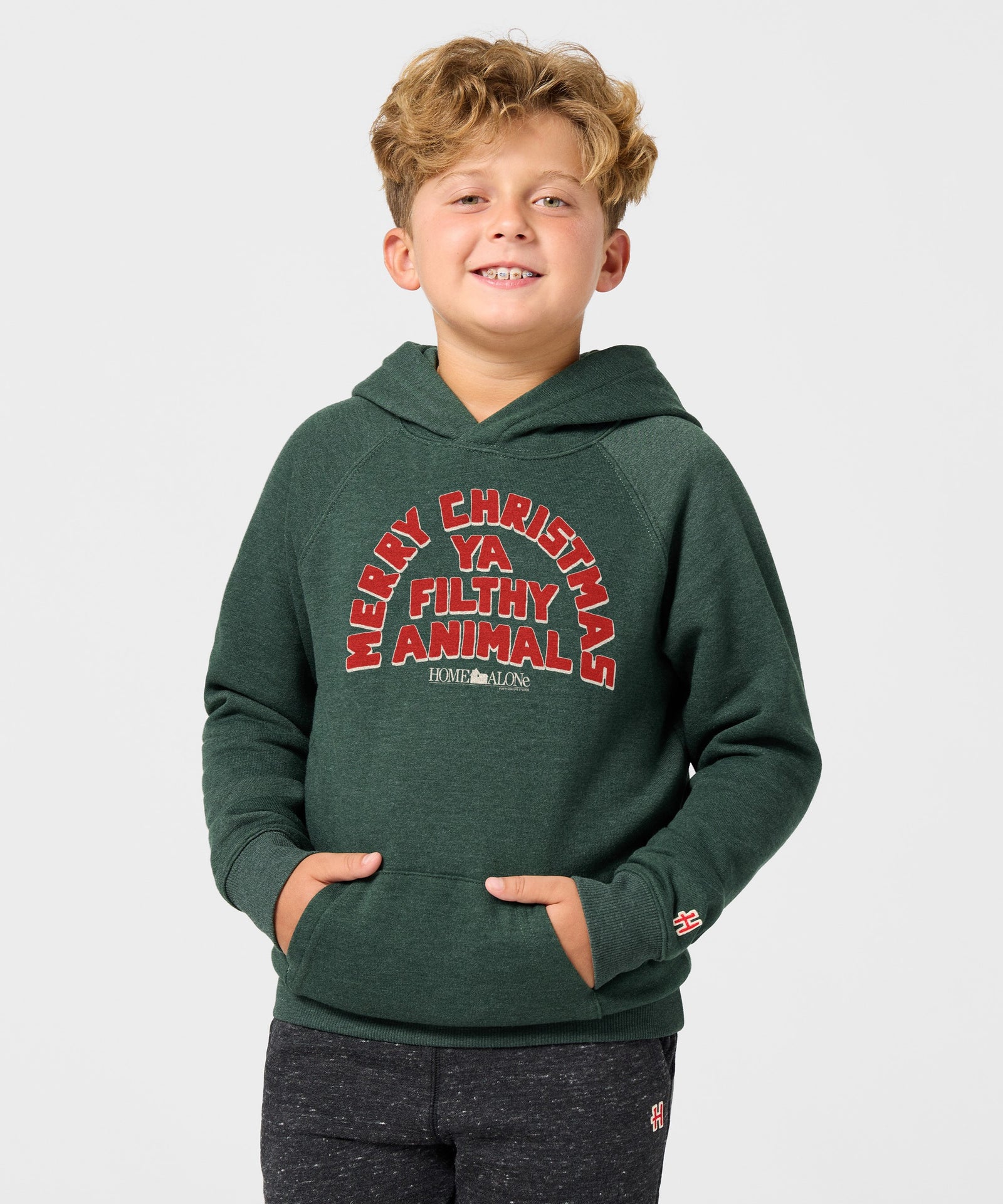 Youth Home Alone Merry Christmas Ya Filthy Animal Hoodie