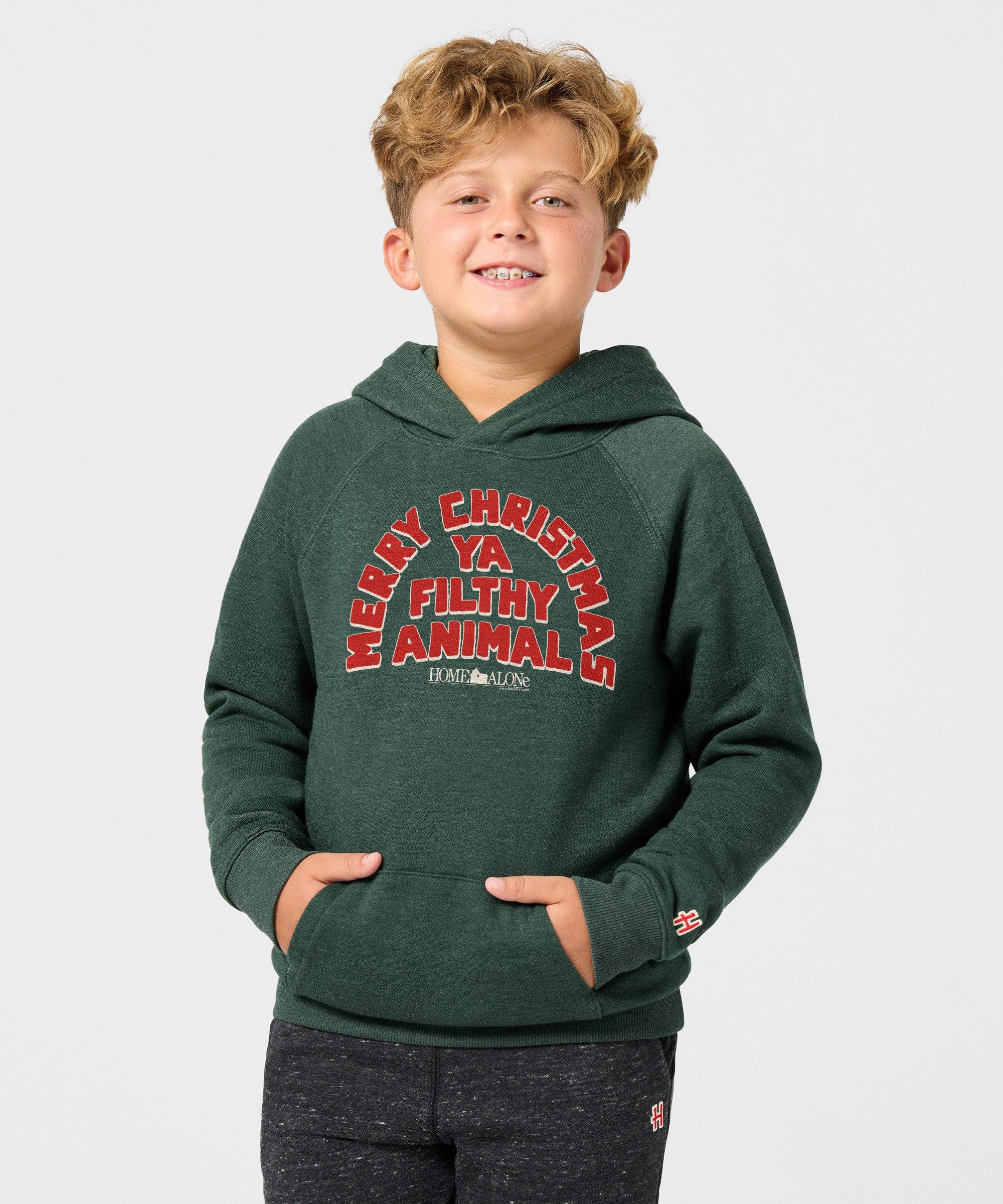 Youth Home Alone Merry Christmas Ya Filthy Animal Hoodie