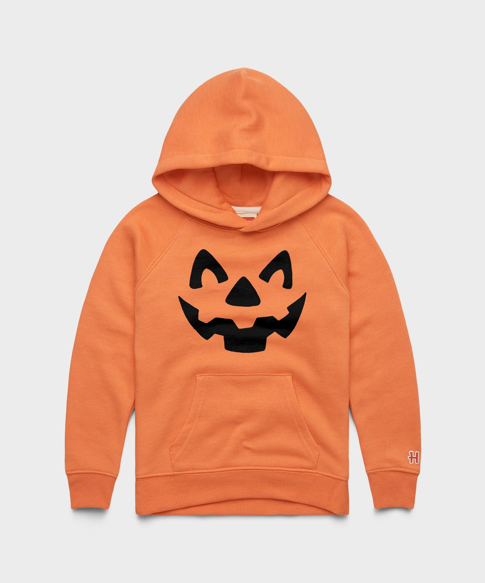Youth Jack O Lantern Face Hoodie