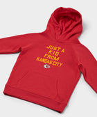 Youth Kansas City Chiefs Just A Kid From Kansas City Hoodie