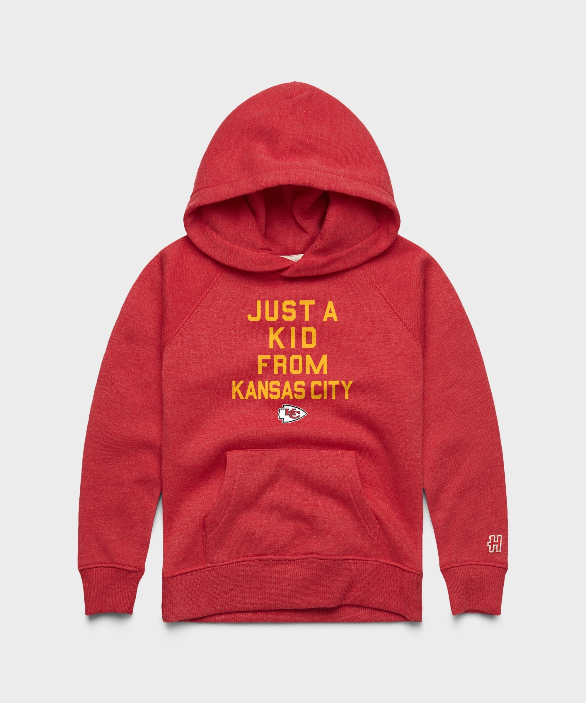 Youth Kansas City Chiefs Just A Kid From Kansas City Hoodie