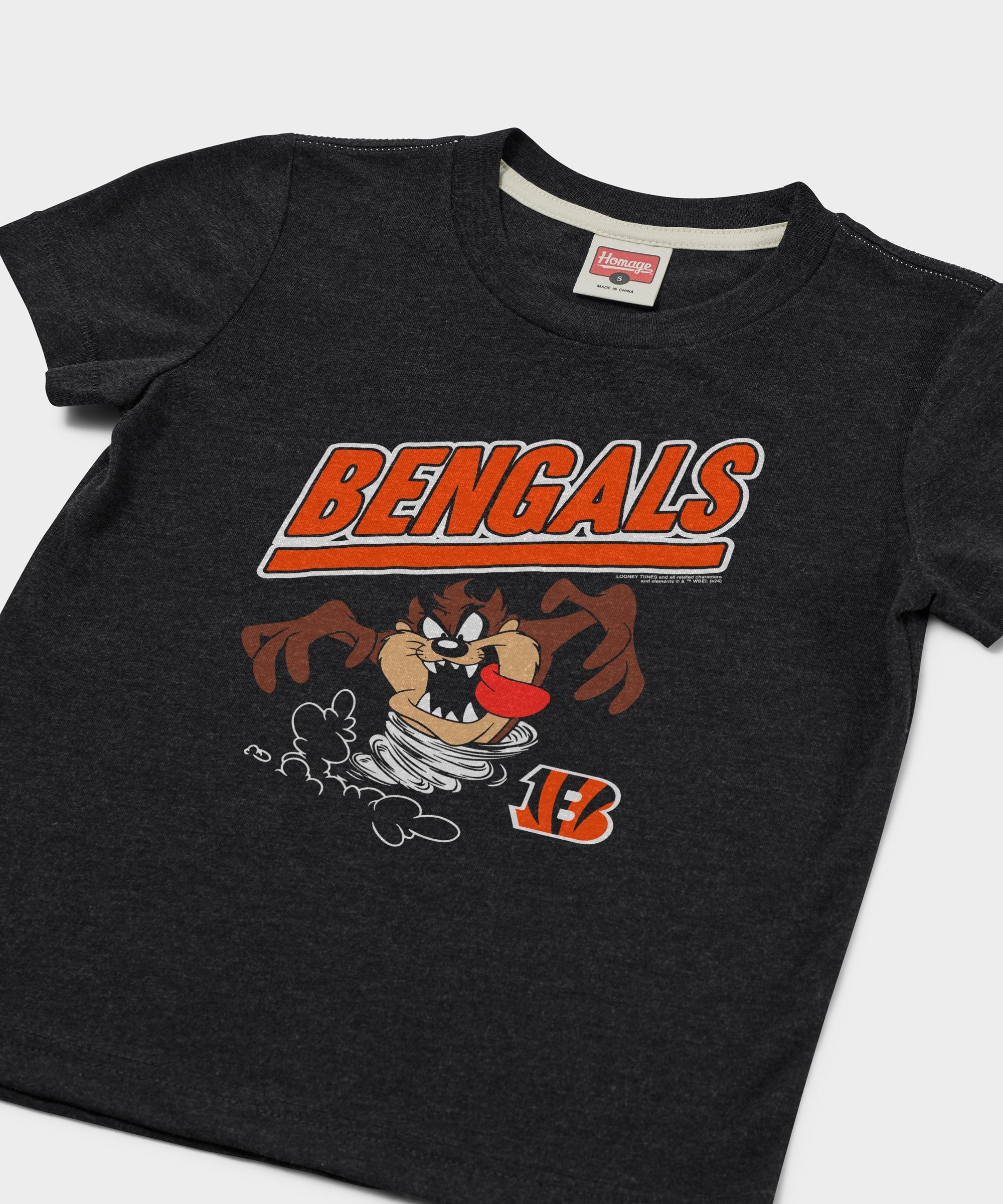 Youth Looney Tunes Taz X Cincinnati Bengals