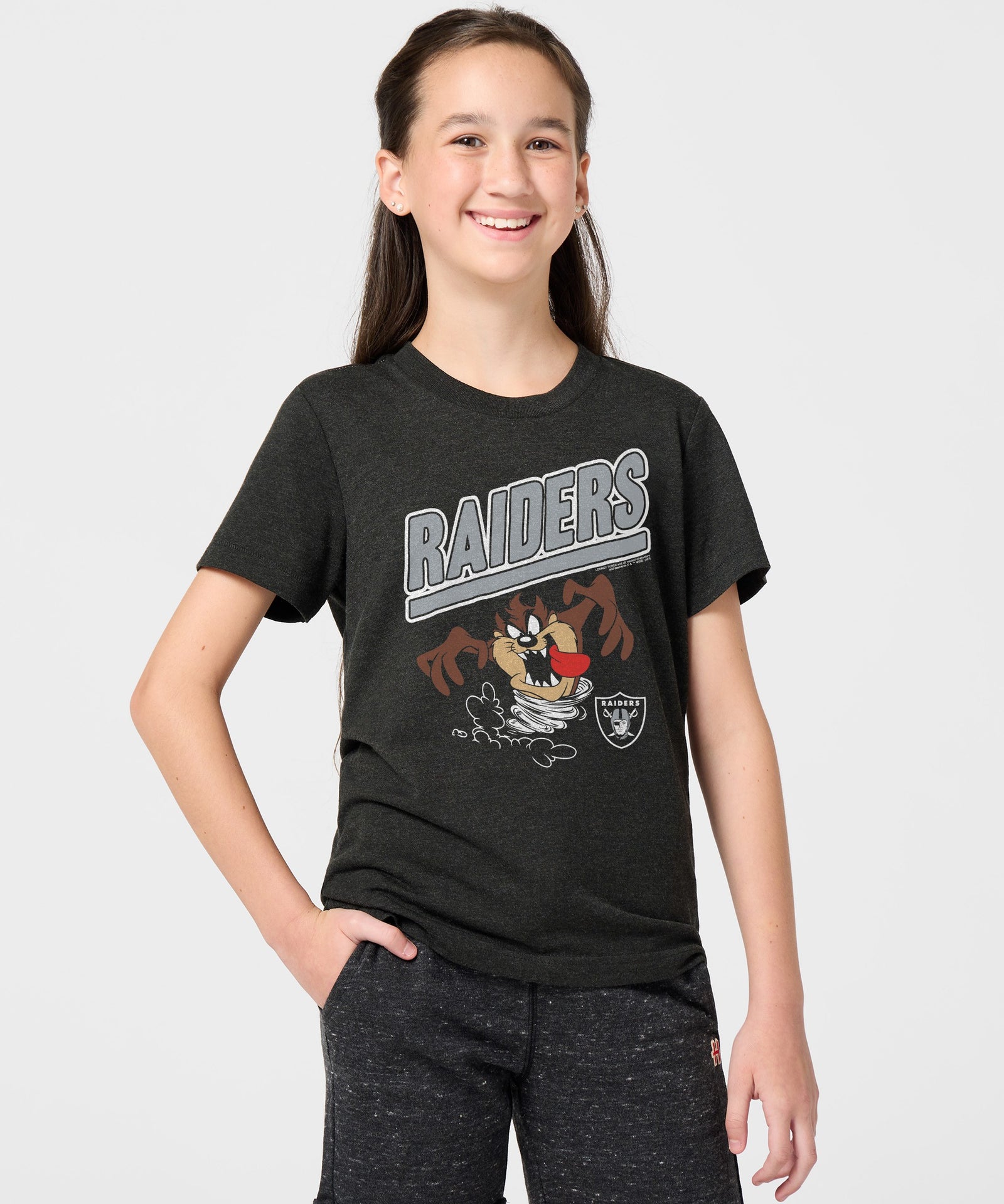 Youth Looney Tunes Taz X Las Vegas Raiders
