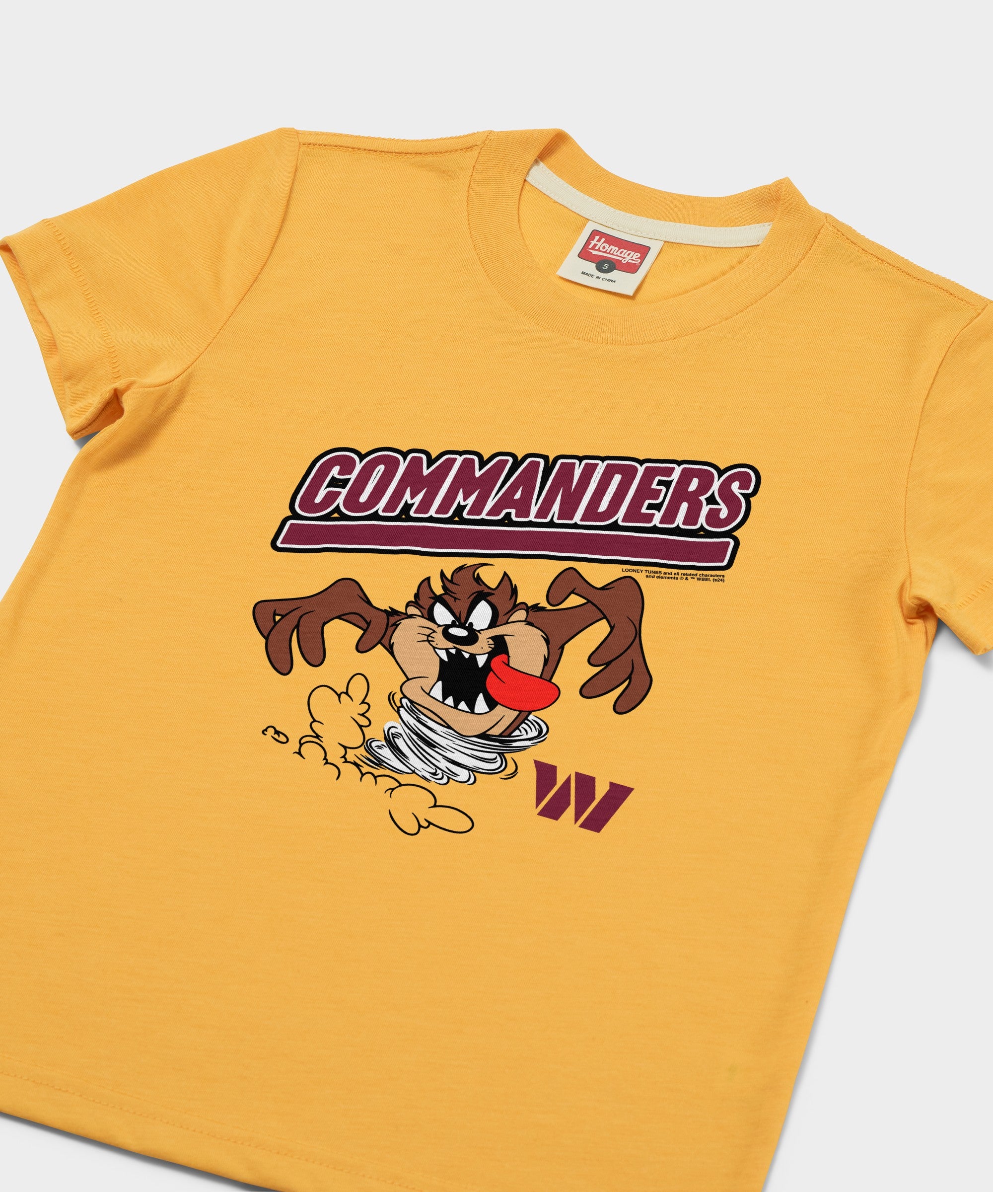 Youth Looney Tunes Taz X Washington Commanders