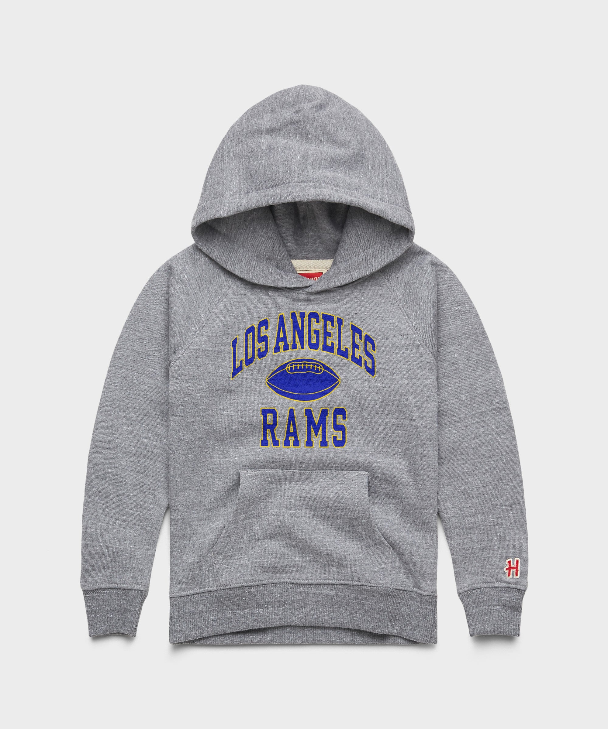 Youth Los Angeles Rams Gridiron Hoodie | Kids Retro NFL Hoodie – HOMAGE
