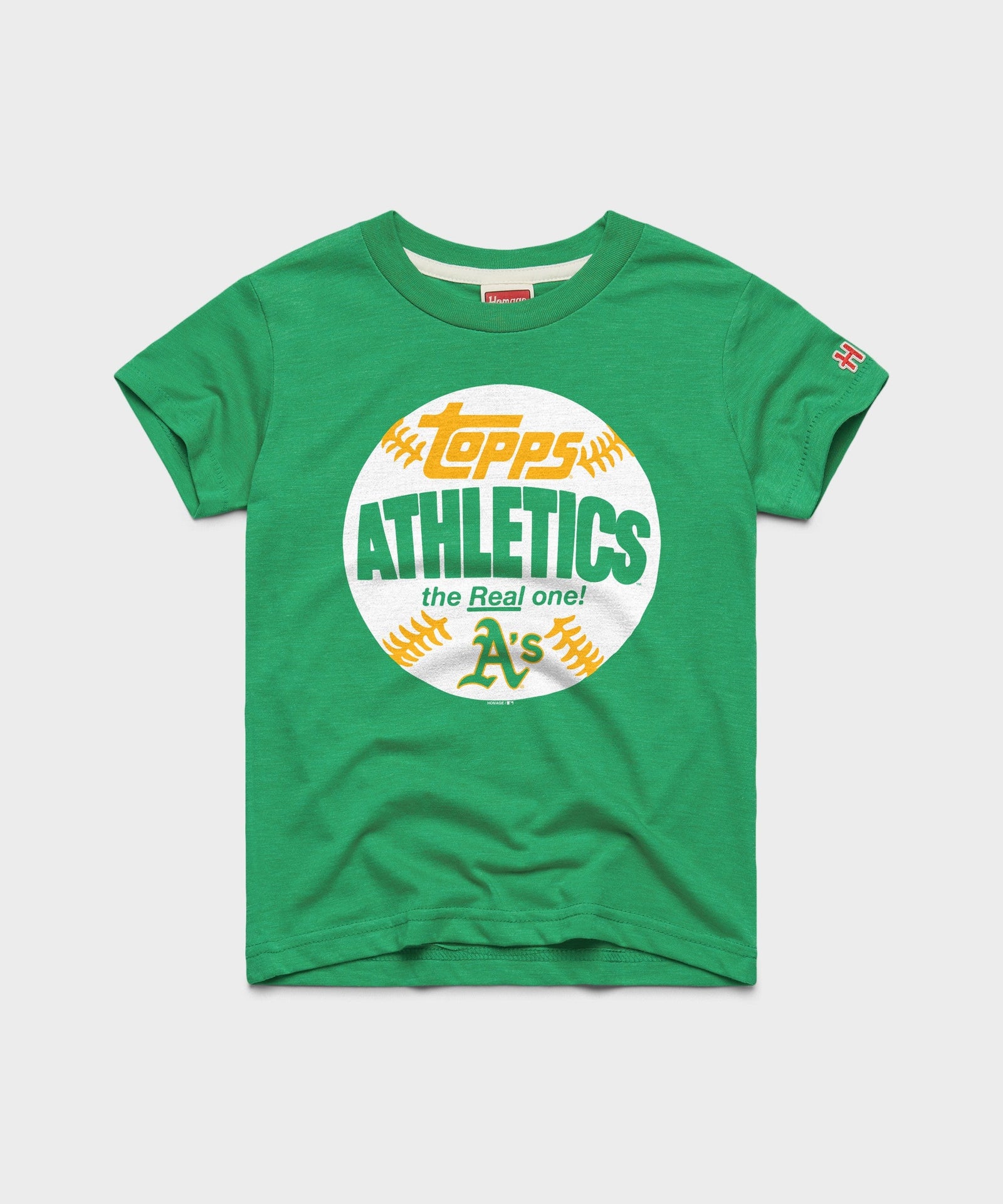 Youth MLB x Topps Baseball The Real One Athletics