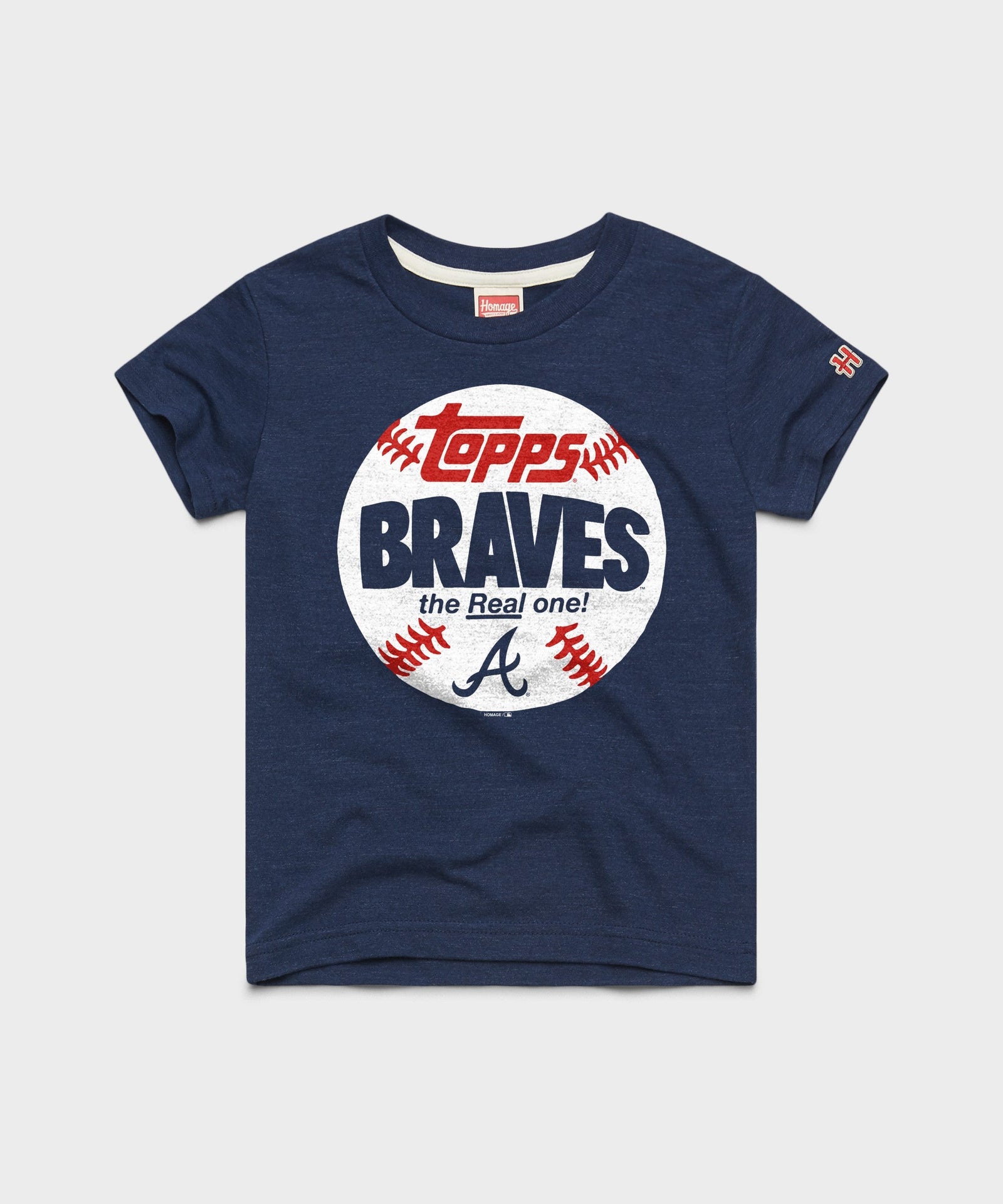 Youth MLB x Topps Baseball The Real One Atlanta Braves