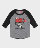 Youth MLB x Topps Cincinnati Reds Raglan